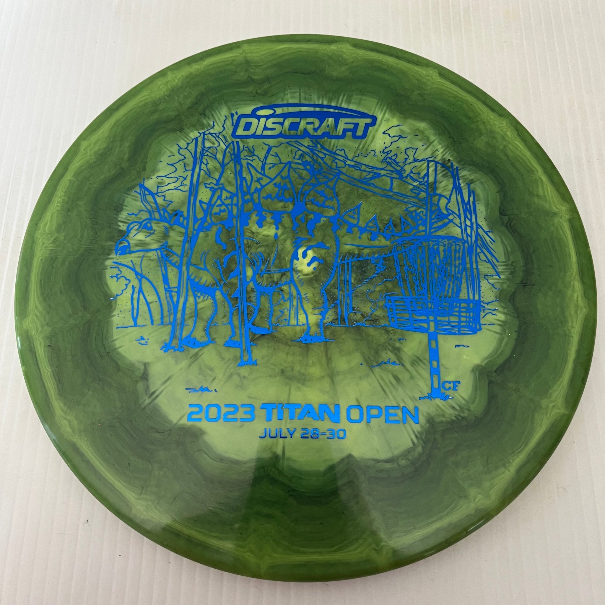 Discraft 2023 Titan Open Brodie Smith Tour Series Swirly ESP Zone OS 4/2/1/5