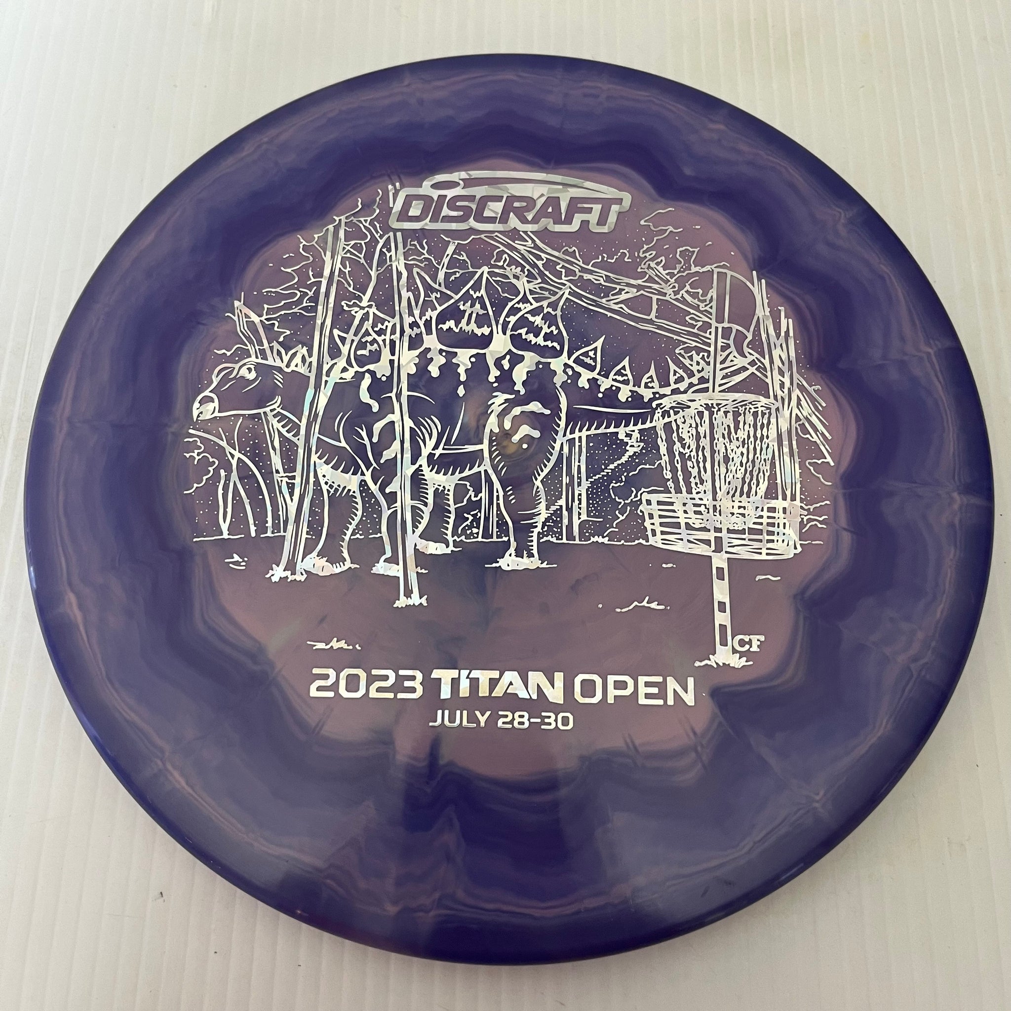 Discraft 2023 Titan Open Brodie Smith Tour Series Swirly ESP Zone OS 4/2/1/5