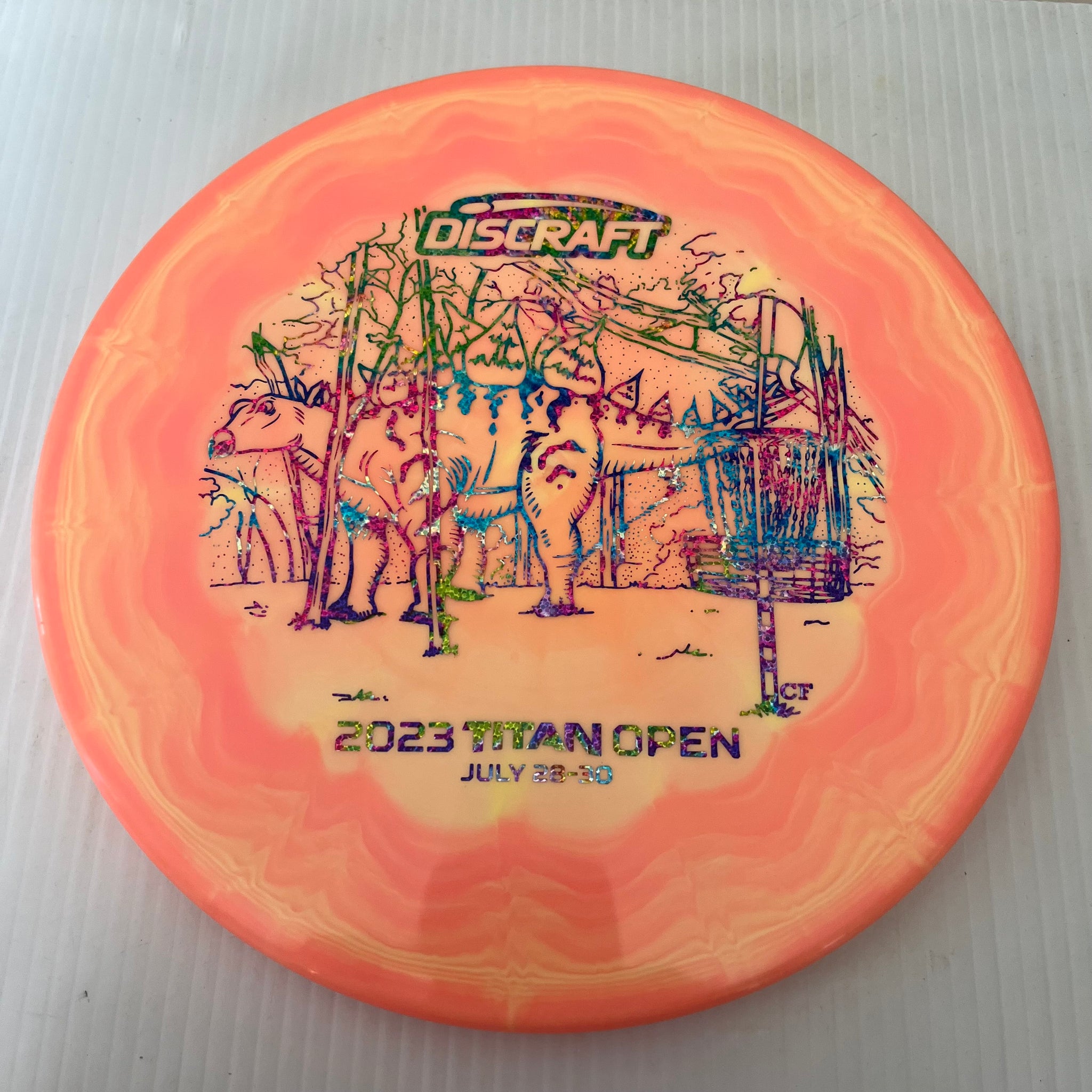 Discraft 2023 Titan Open Brodie Smith Tour Series Swirly ESP Zone OS 4/2/1/5