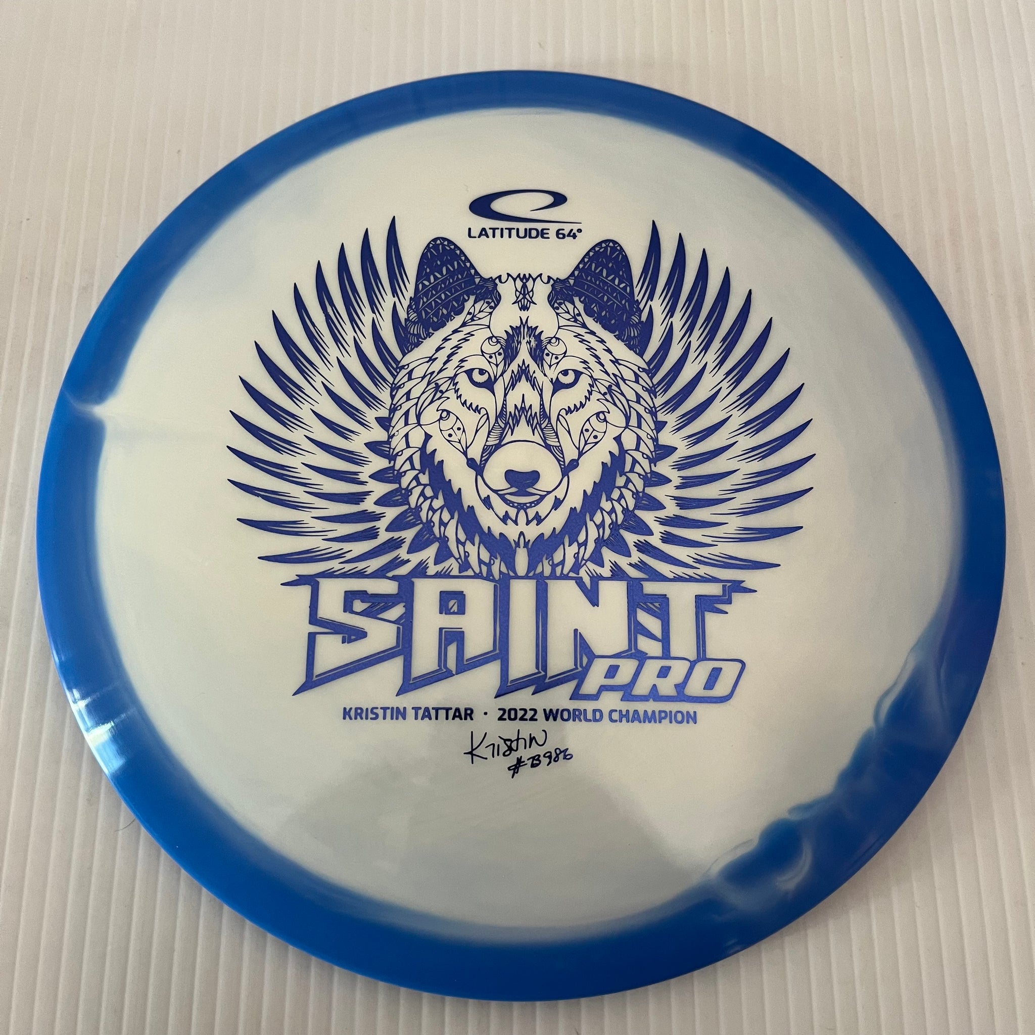 Latitude 64° 2022 Kristin Tattar 2022 World Champion Gold Orbit Saint Pro 8/5/-0.5/2
