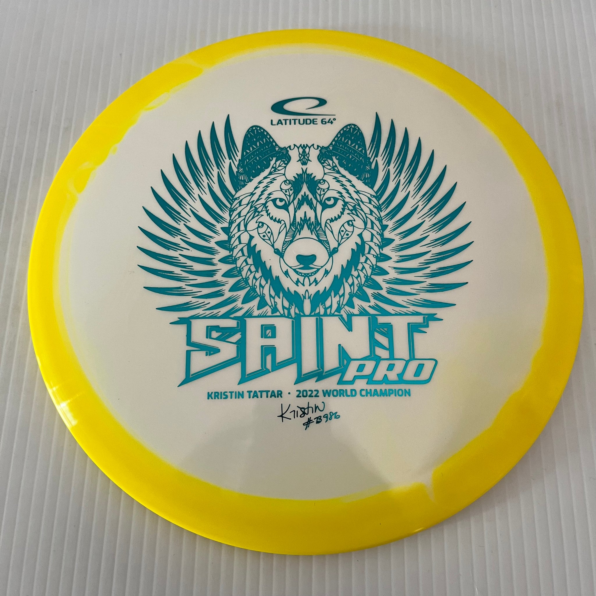 Latitude 64° 2022 Kristin Tattar 2022 World Champion Gold Orbit Saint Pro 8/5/-0.5/2