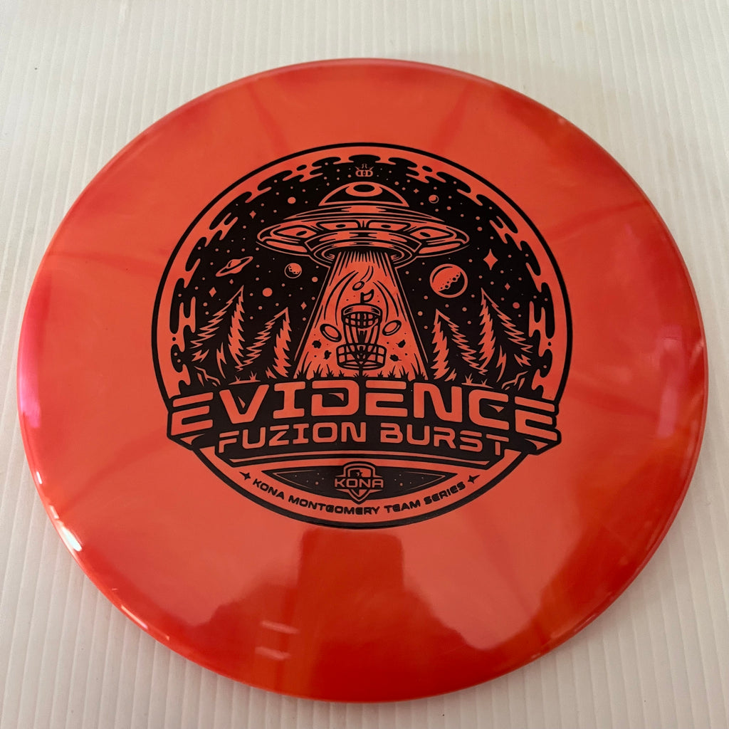 Dynamic Discs 2023 Kona Montgomery Team Series Fuzion Burst Evidence 5/5/-1/0
