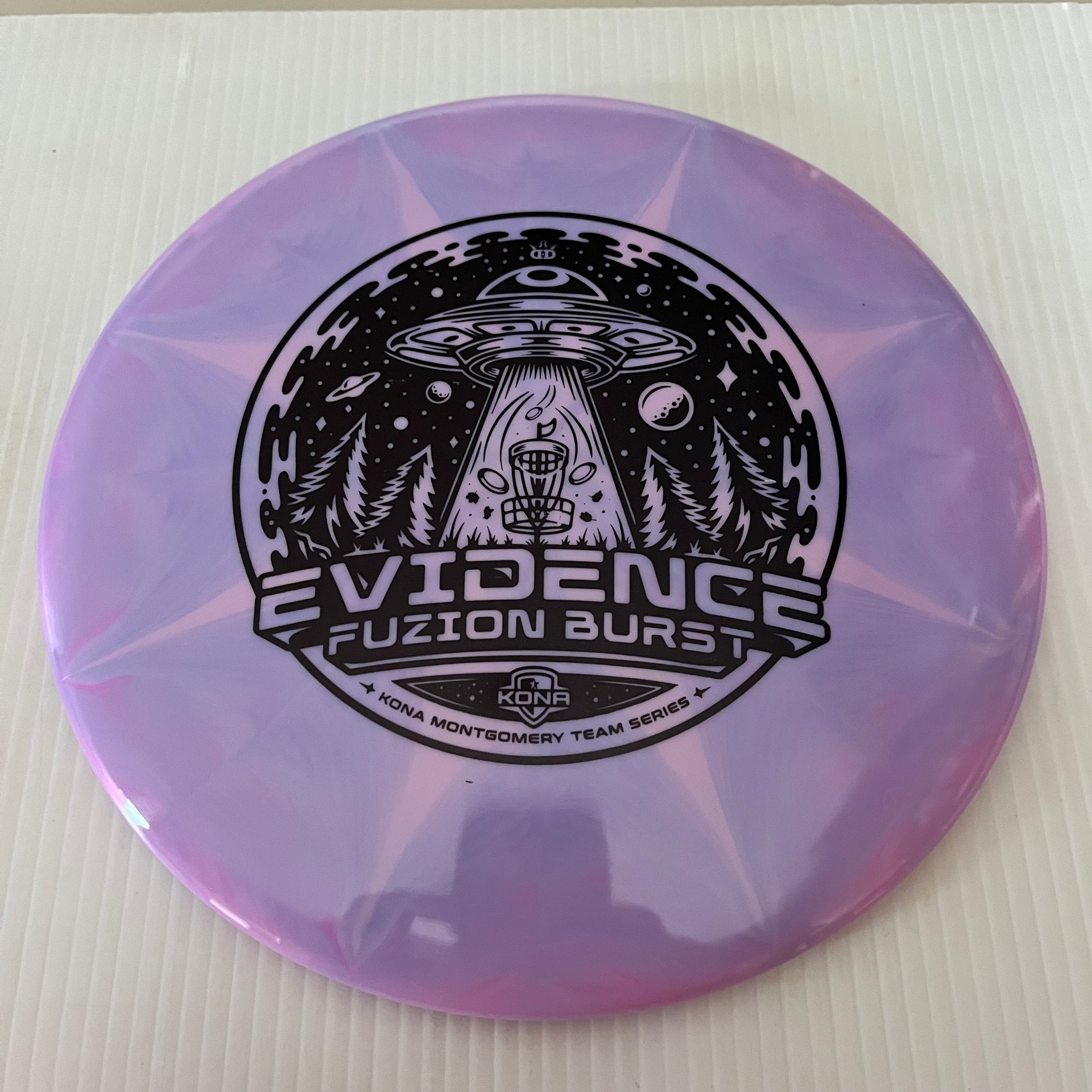 Dynamic Discs 2023 Kona Montgomery Team Series Fuzion Burst Evidence 5/5/-1/0