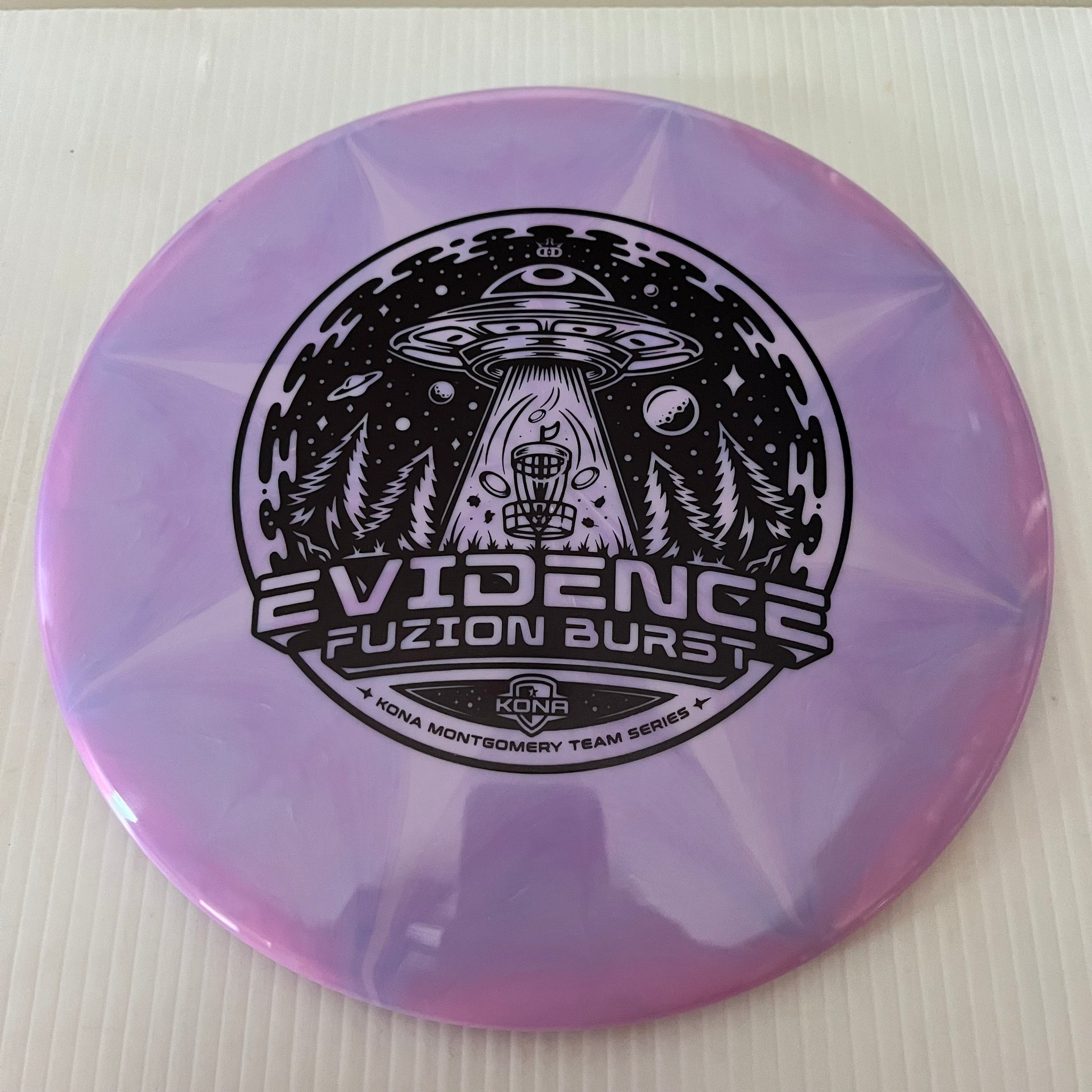 Dynamic Discs 2023 Kona Montgomery Team Series Fuzion Burst Evidence 5/5/-1/0