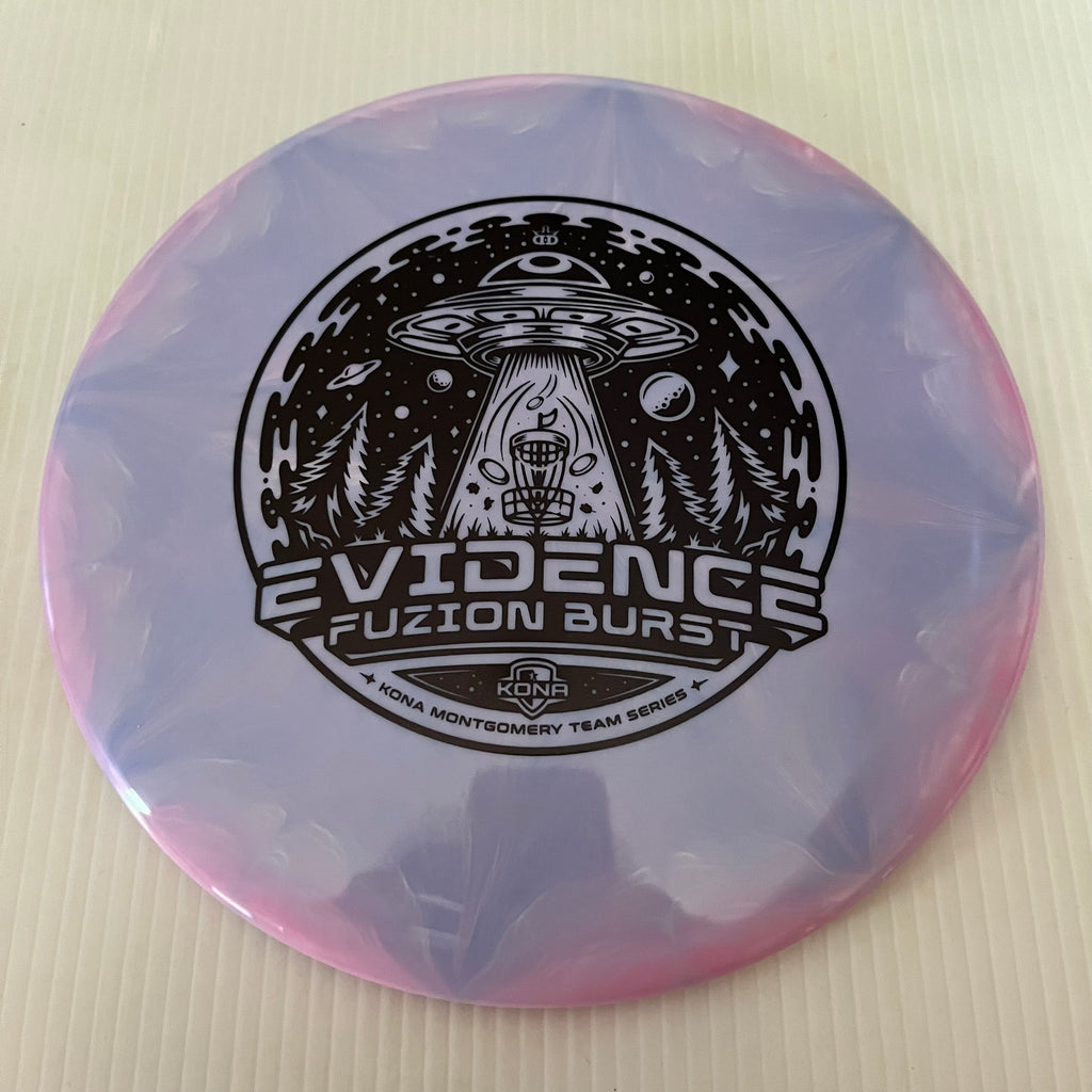 Dynamic Discs 2023 Kona Montgomery Team Series Fuzion Burst Evidence 5/5/-1/0