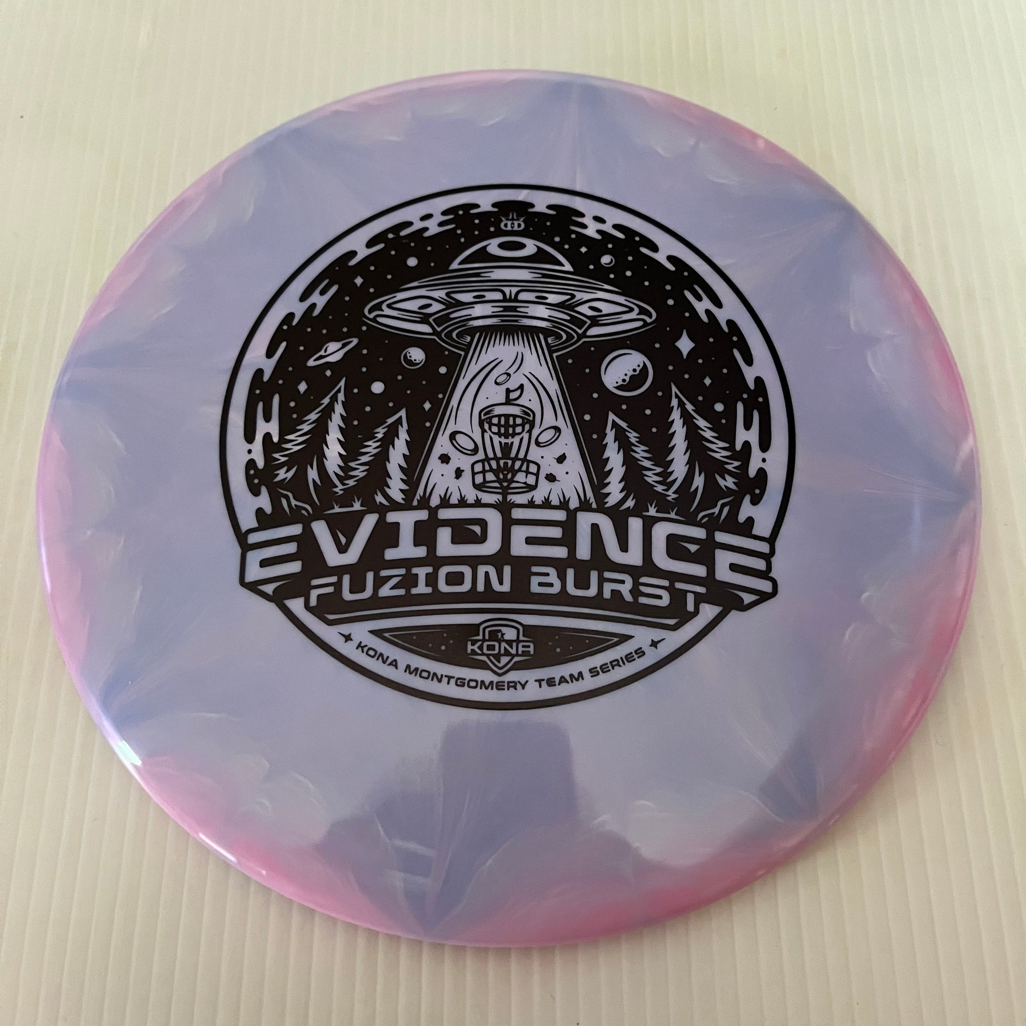 Dynamic Discs 2023 Kona Montgomery Team Series Fuzion Burst Evidence 5/5/-1/0