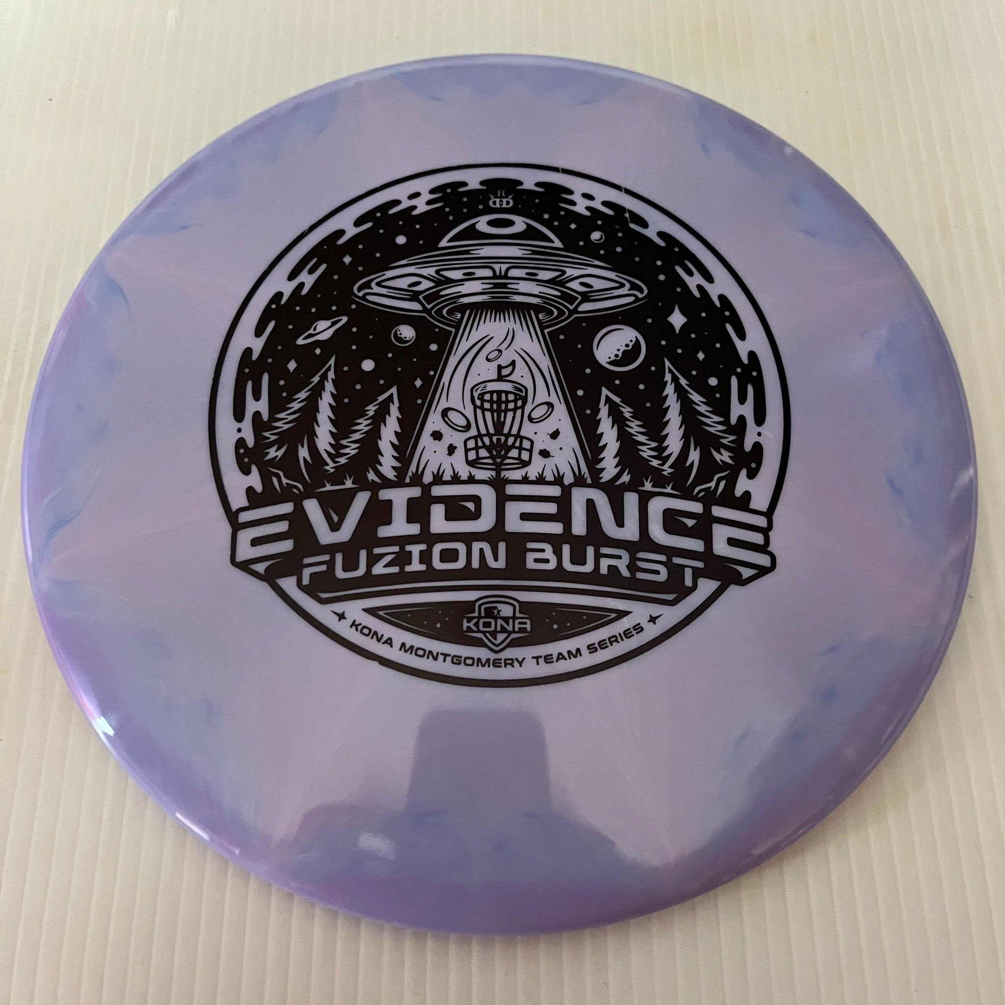 Dynamic Discs 2023 Kona Montgomery Team Series Fuzion Burst Evidence 5/5/-1/0