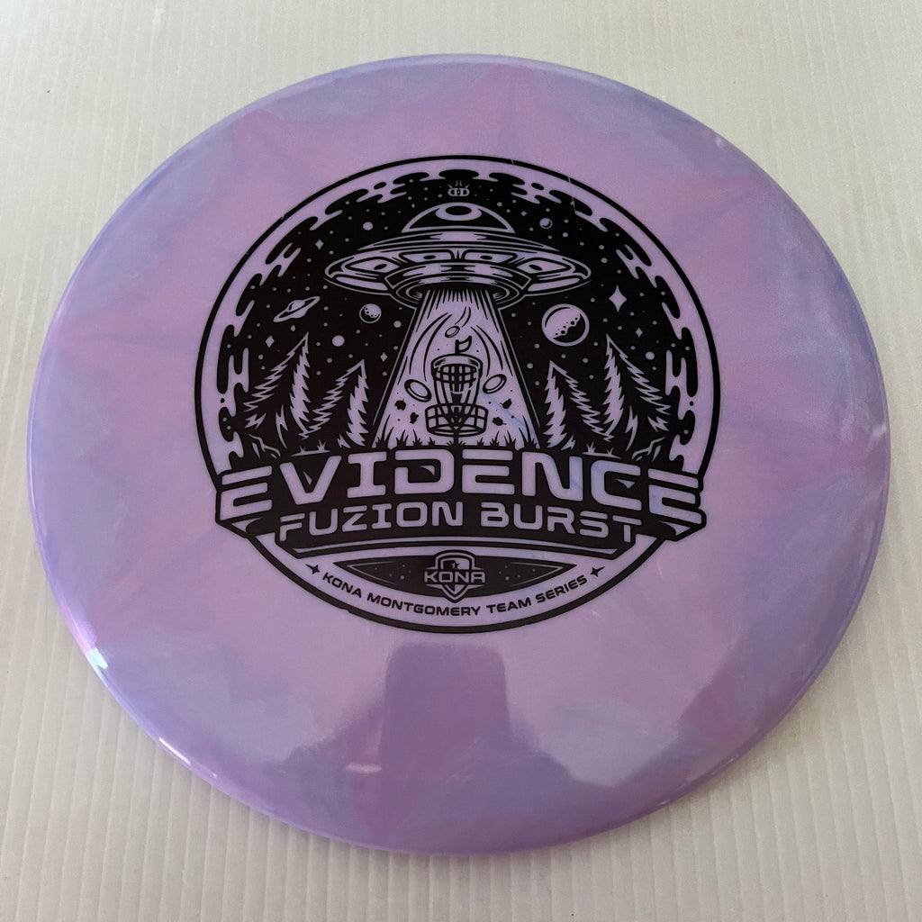 Dynamic Discs 2023 Kona Montgomery Team Series Fuzion Burst Evidence 5/5/-1/0