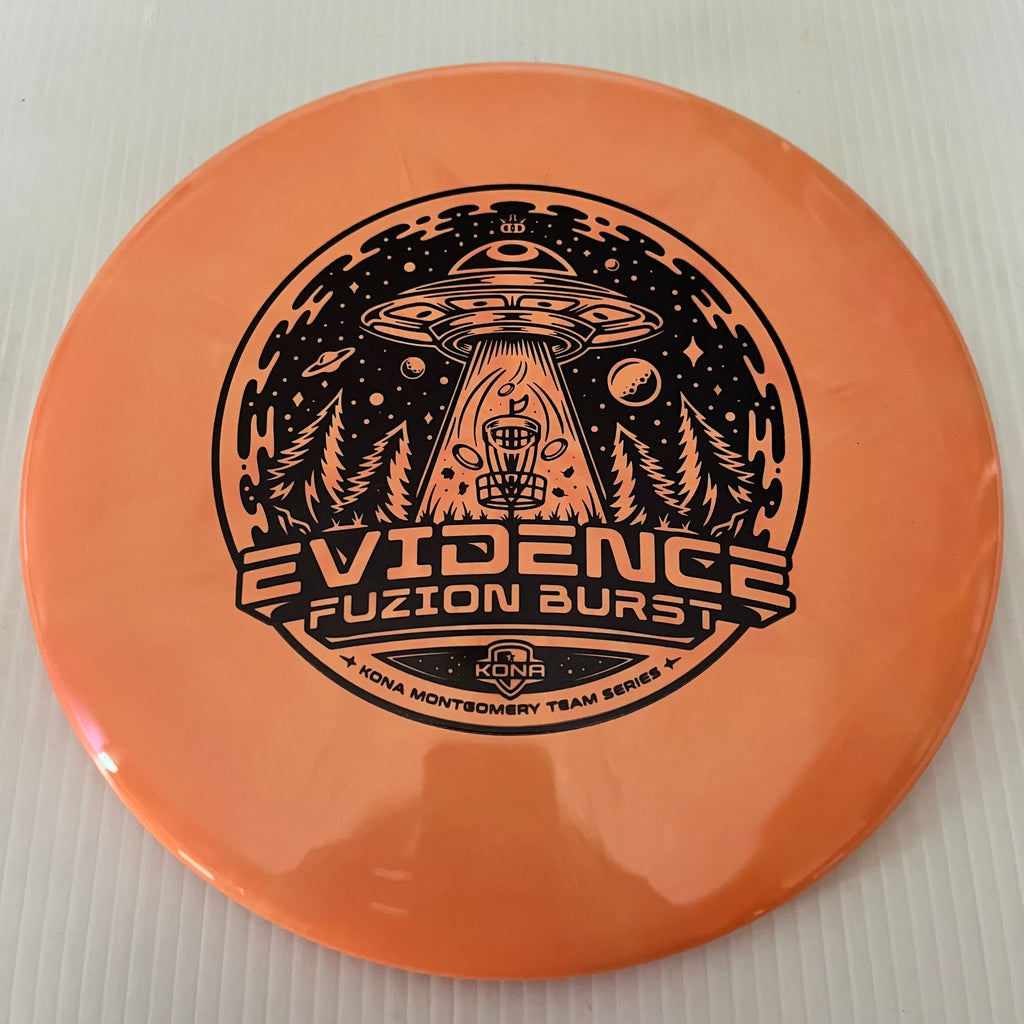 Dynamic Discs 2023 Kona Montgomery Team Series Fuzion Burst Evidence 5/5/-1/0