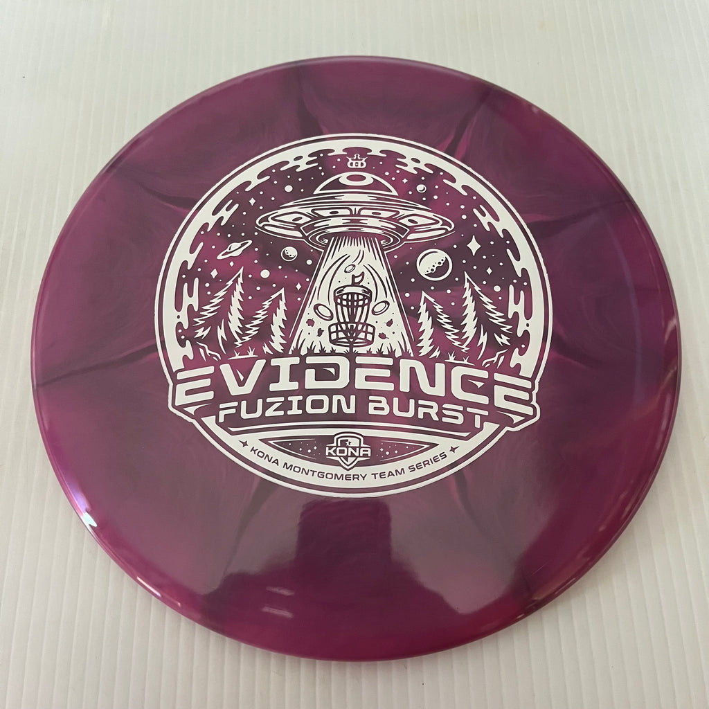 Dynamic Discs 2023 Kona Montgomery Team Series Fuzion Burst Evidence 5/5/-1/0
