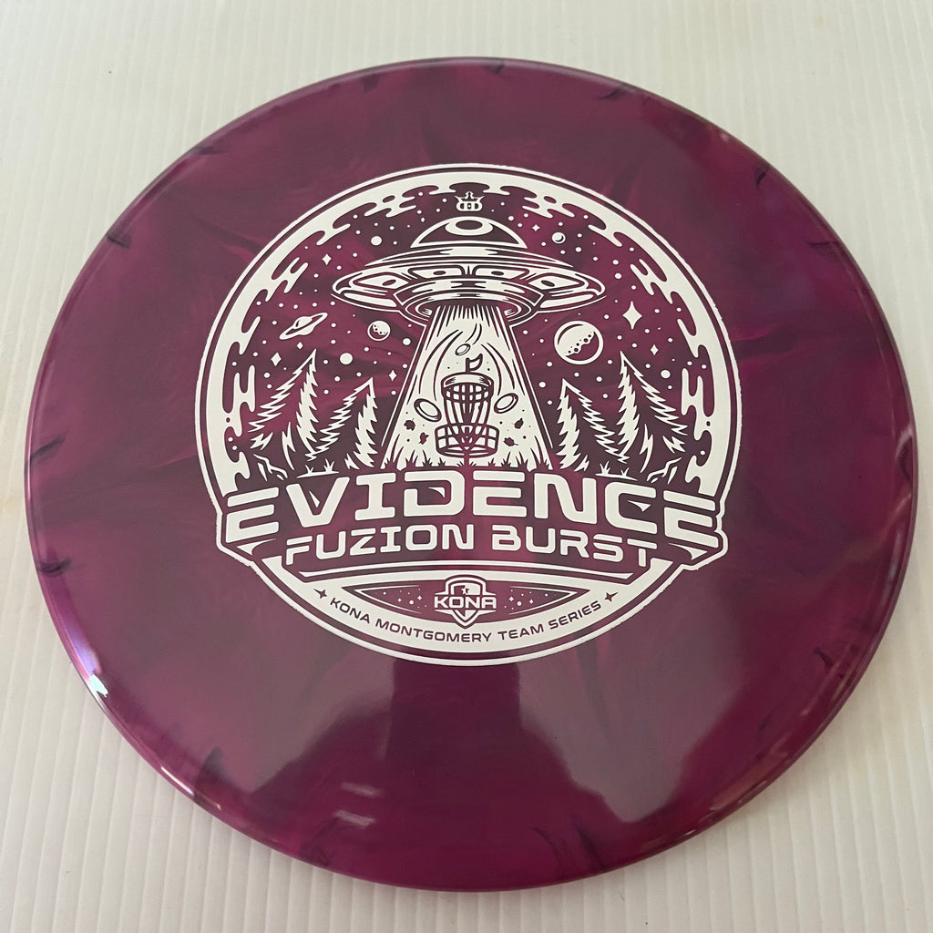 Dynamic Discs 2023 Kona Montgomery Team Series Fuzion Burst Evidence 5/5/-1/0