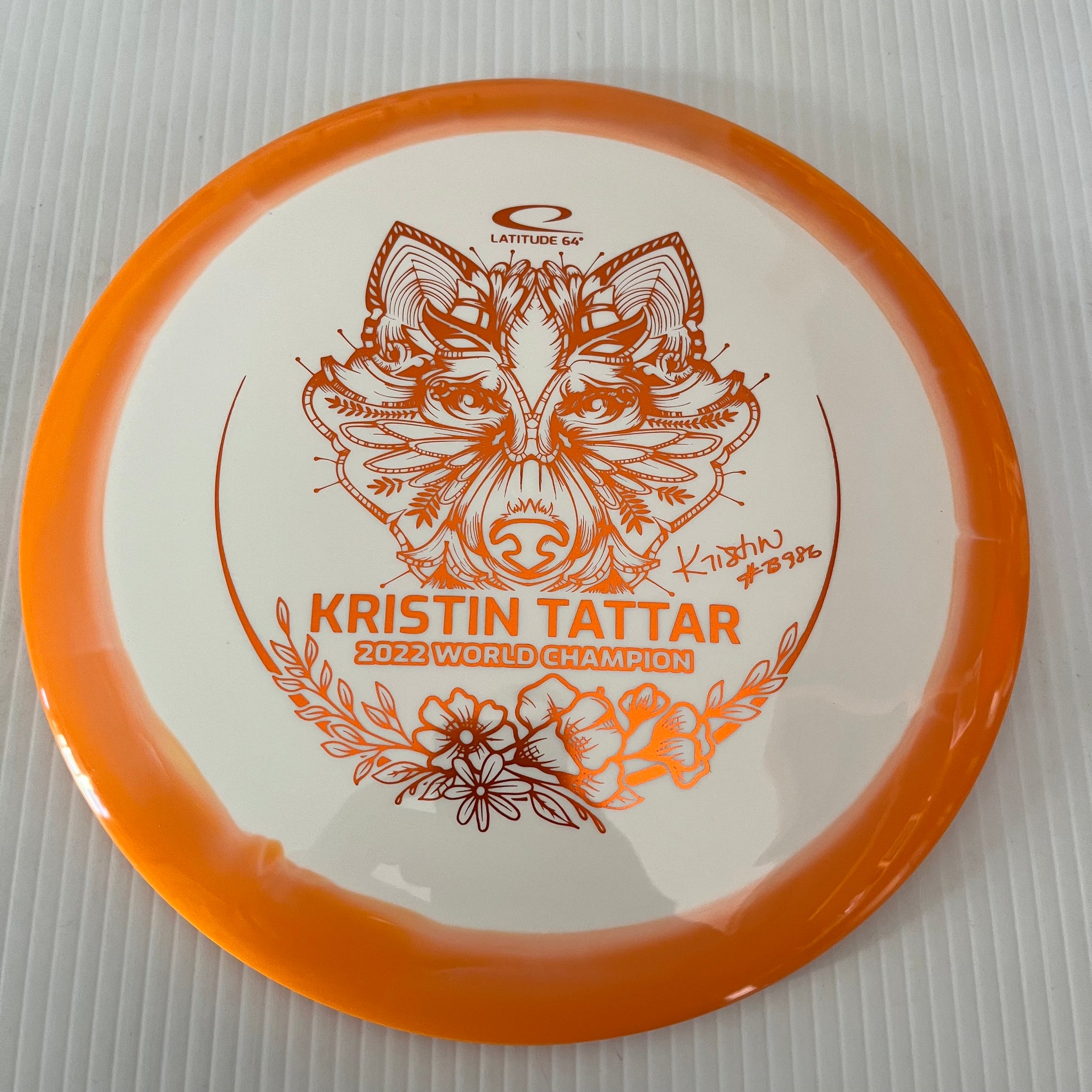 Latitude 64° 2022 World Champion Kristin Tattar Royal Grand Orbit Grace 11/6/-1/2