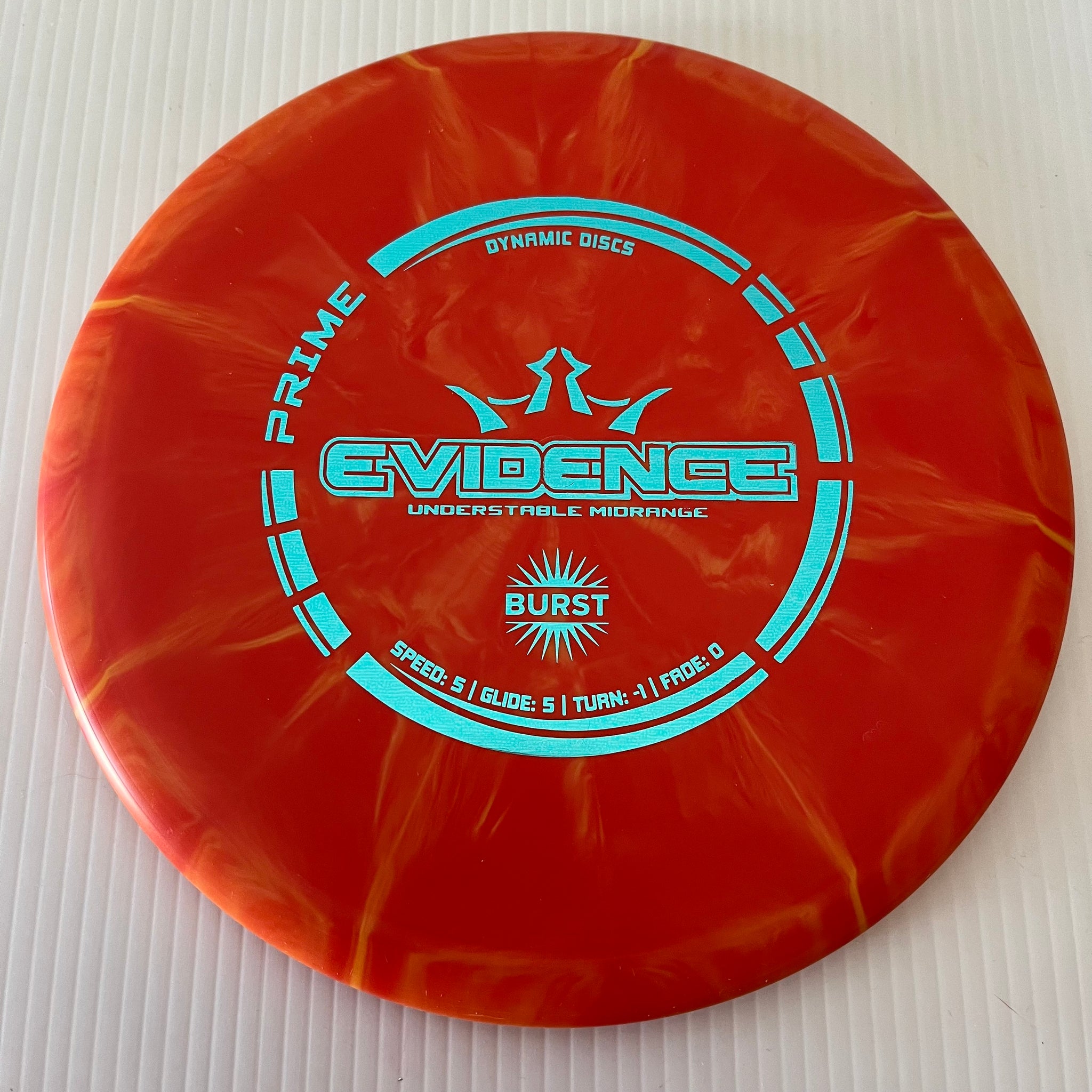 Dynamic Discs Prime Burst Evidence 5/5/-1/0
