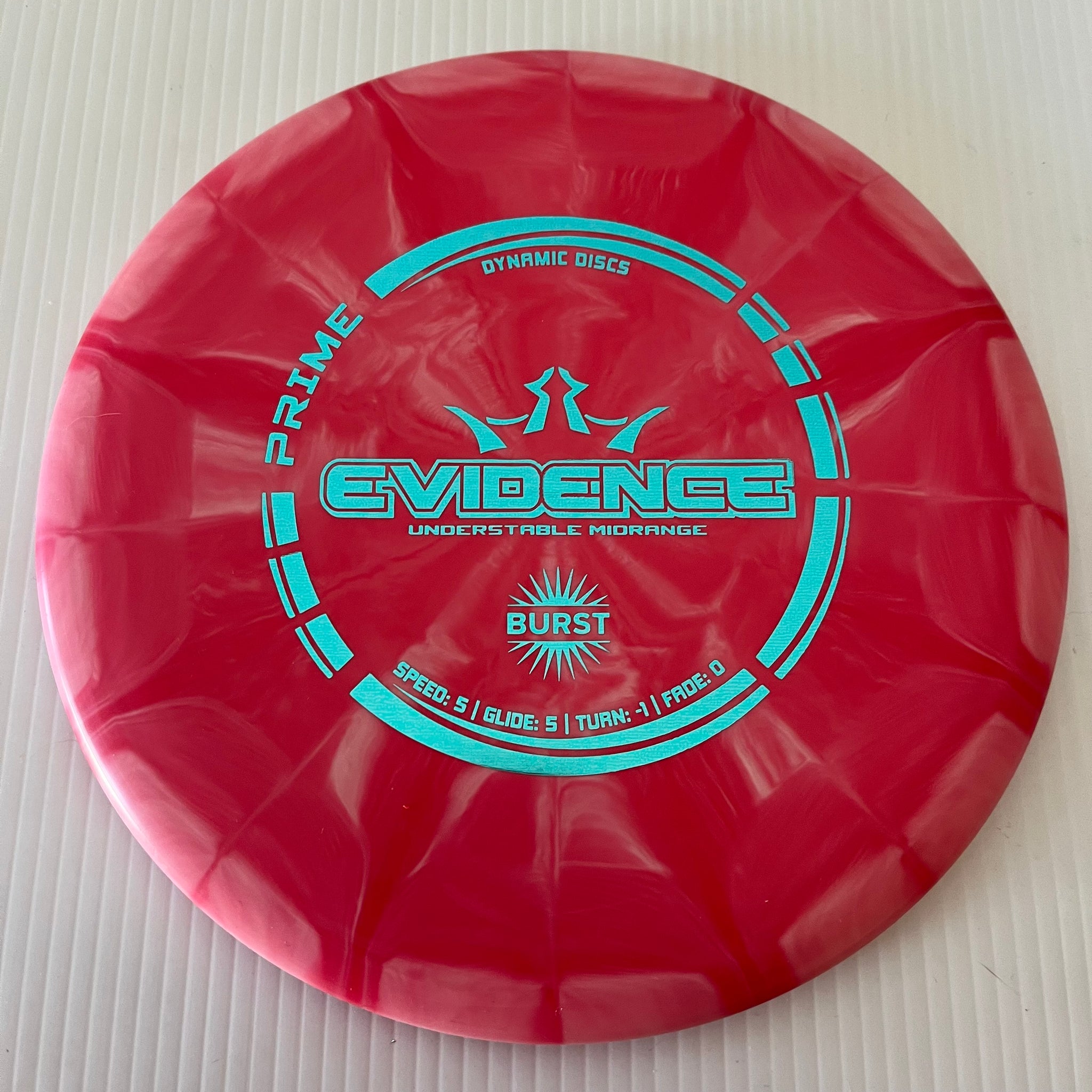 Dynamic Discs Prime Burst Evidence 5/5/-1/0