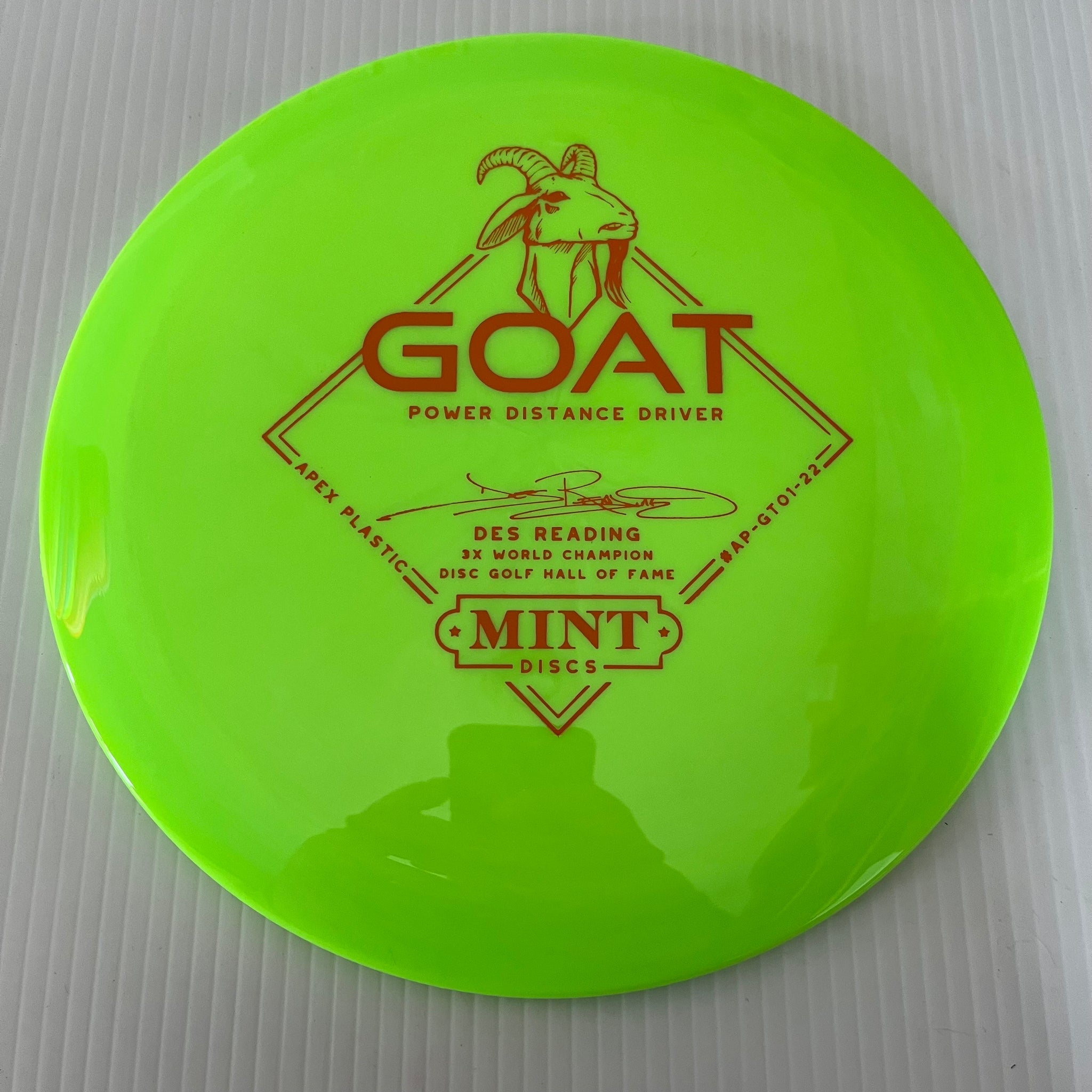 Mint Discs 2022 Des Reading Apex Goat 12/5/-1/3