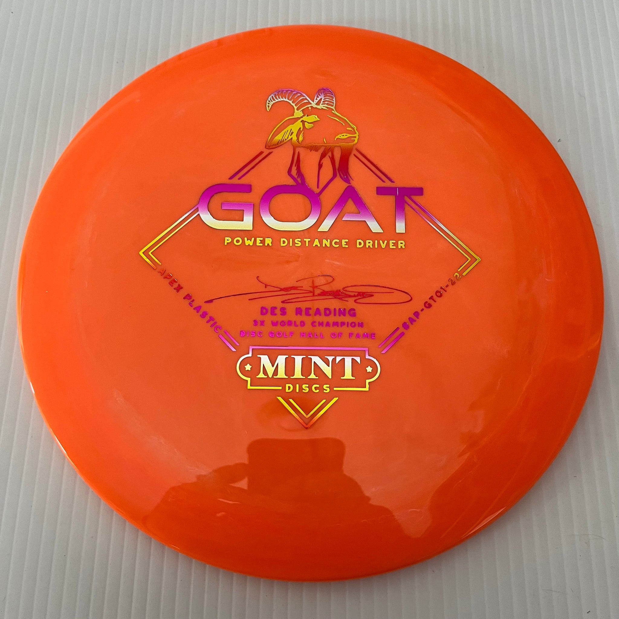 Mint Discs 2022 Des Reading Apex Goat 12/5/-1/3