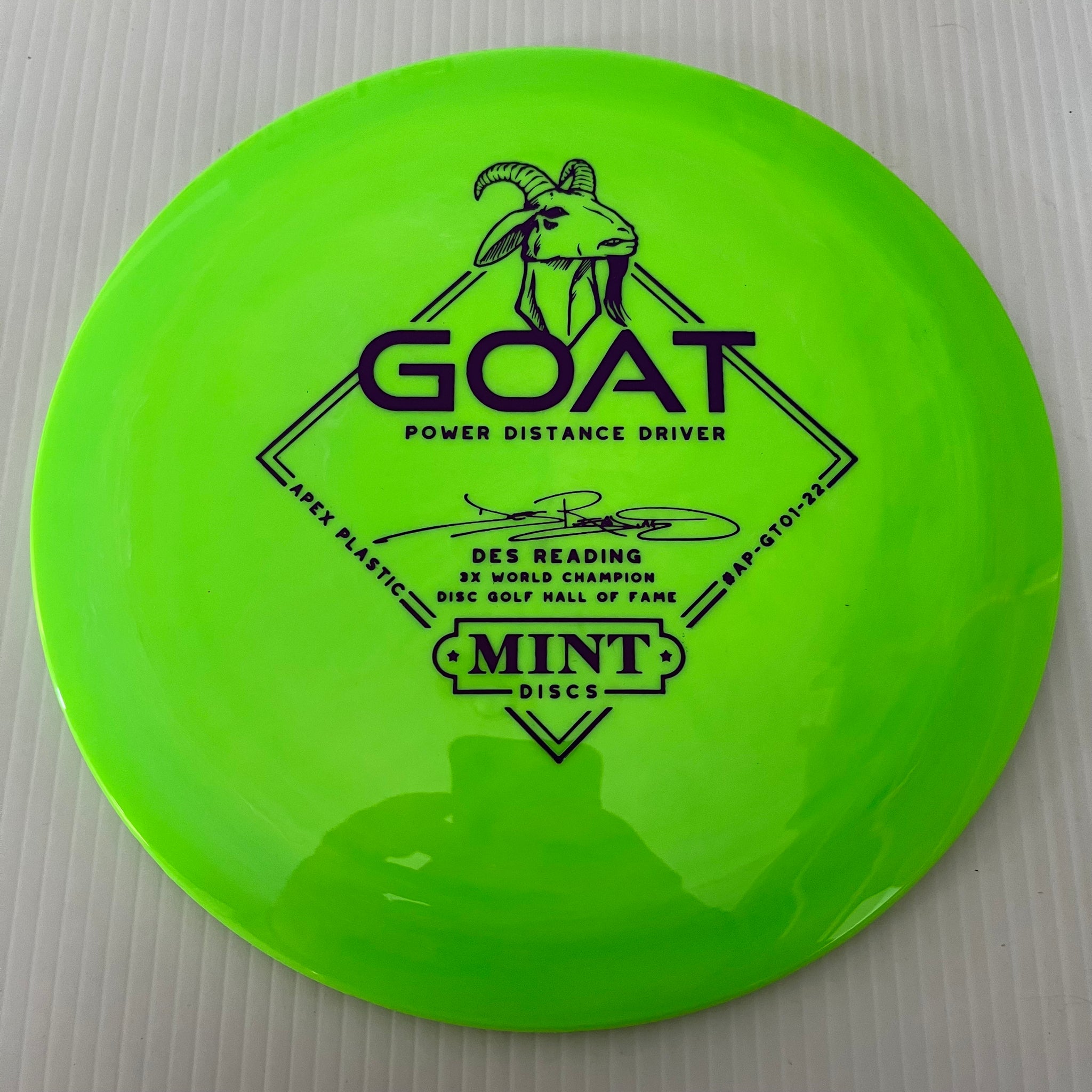 Mint Discs 2022 Des Reading Apex Goat 12/5/-1/3