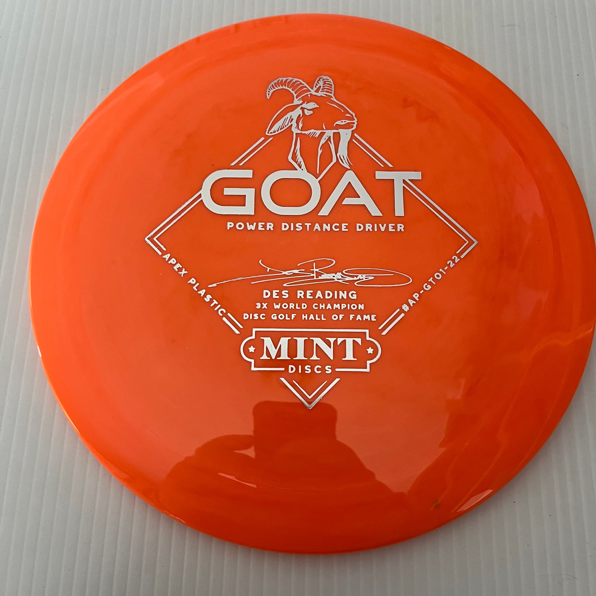 Mint Discs 2022 Des Reading Apex Goat 12/5/-1/3