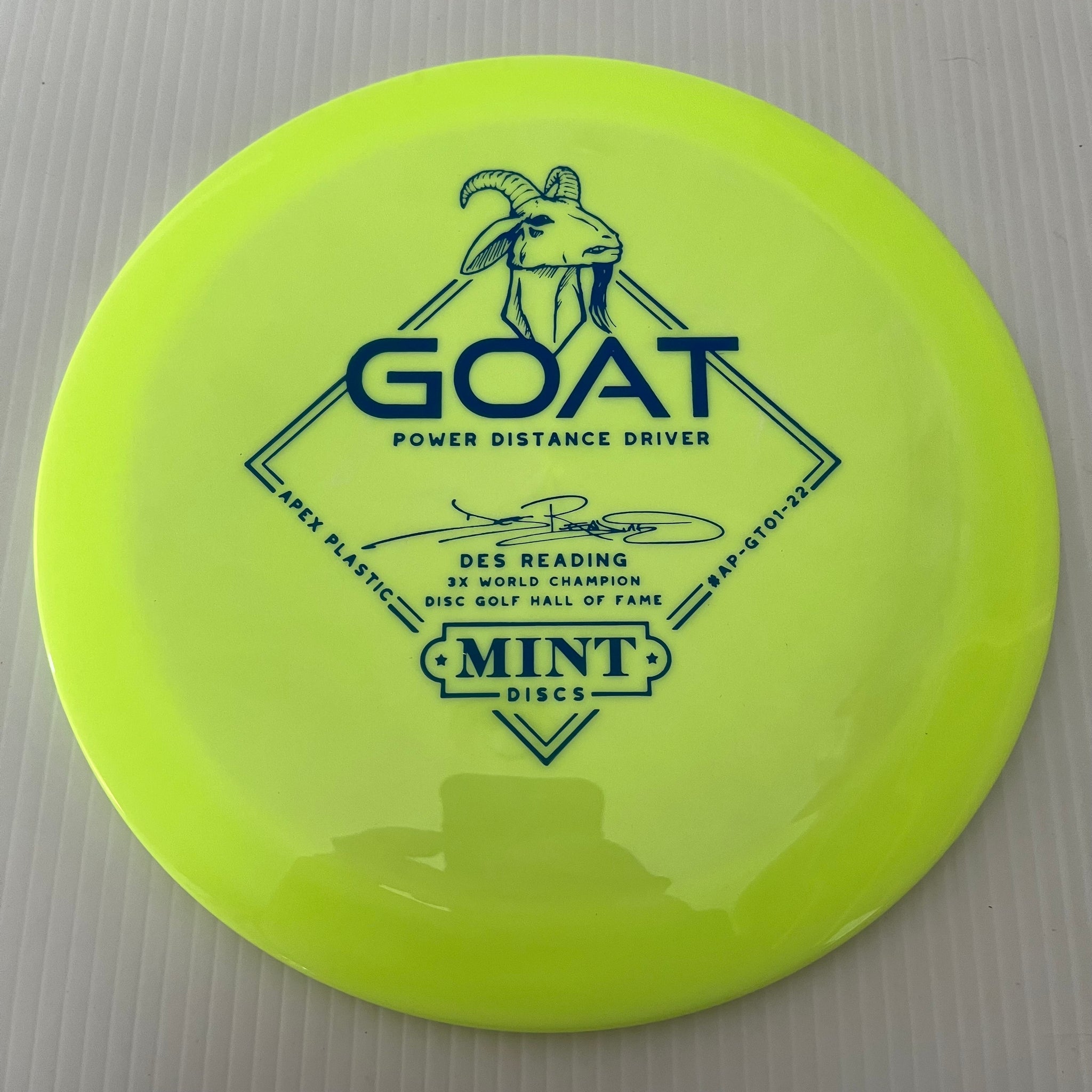 Mint Discs 2022 Des Reading Apex Goat 12/5/-1/3