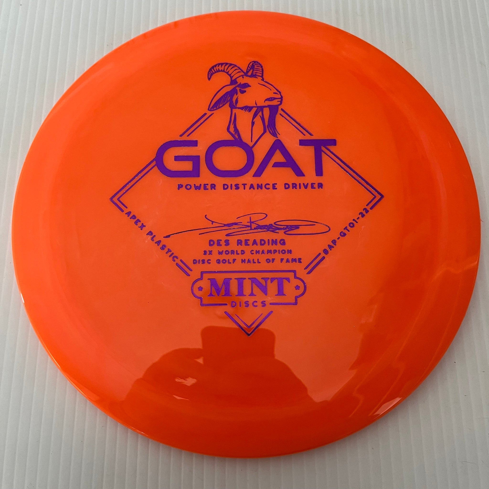 Mint Discs 2022 Des Reading Apex Goat 12/5/-1/3