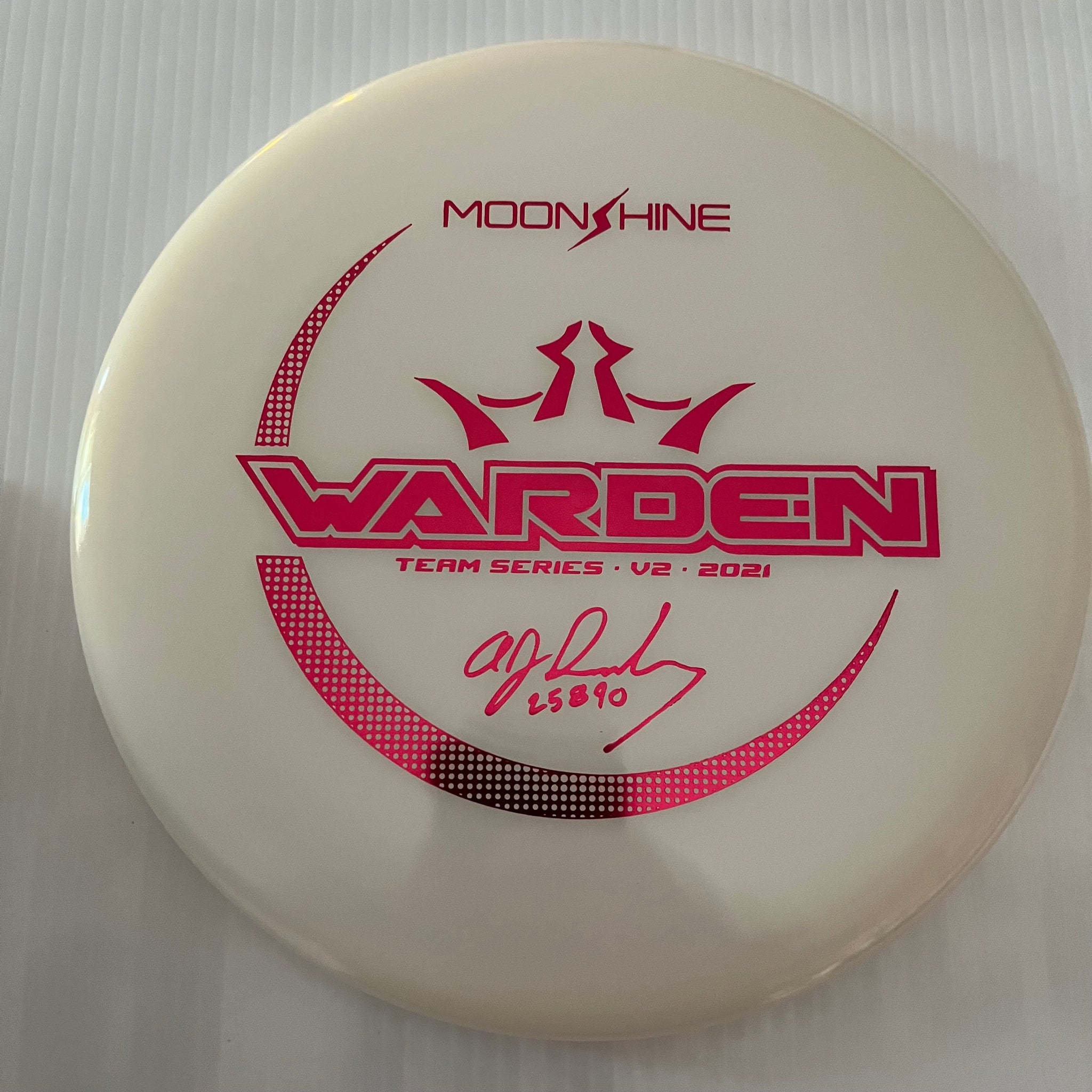Dynamic Discs 2021 AJ Risley V2 Team Series Hybrid Glow Moonshine Warden 2/4/0/0.5
