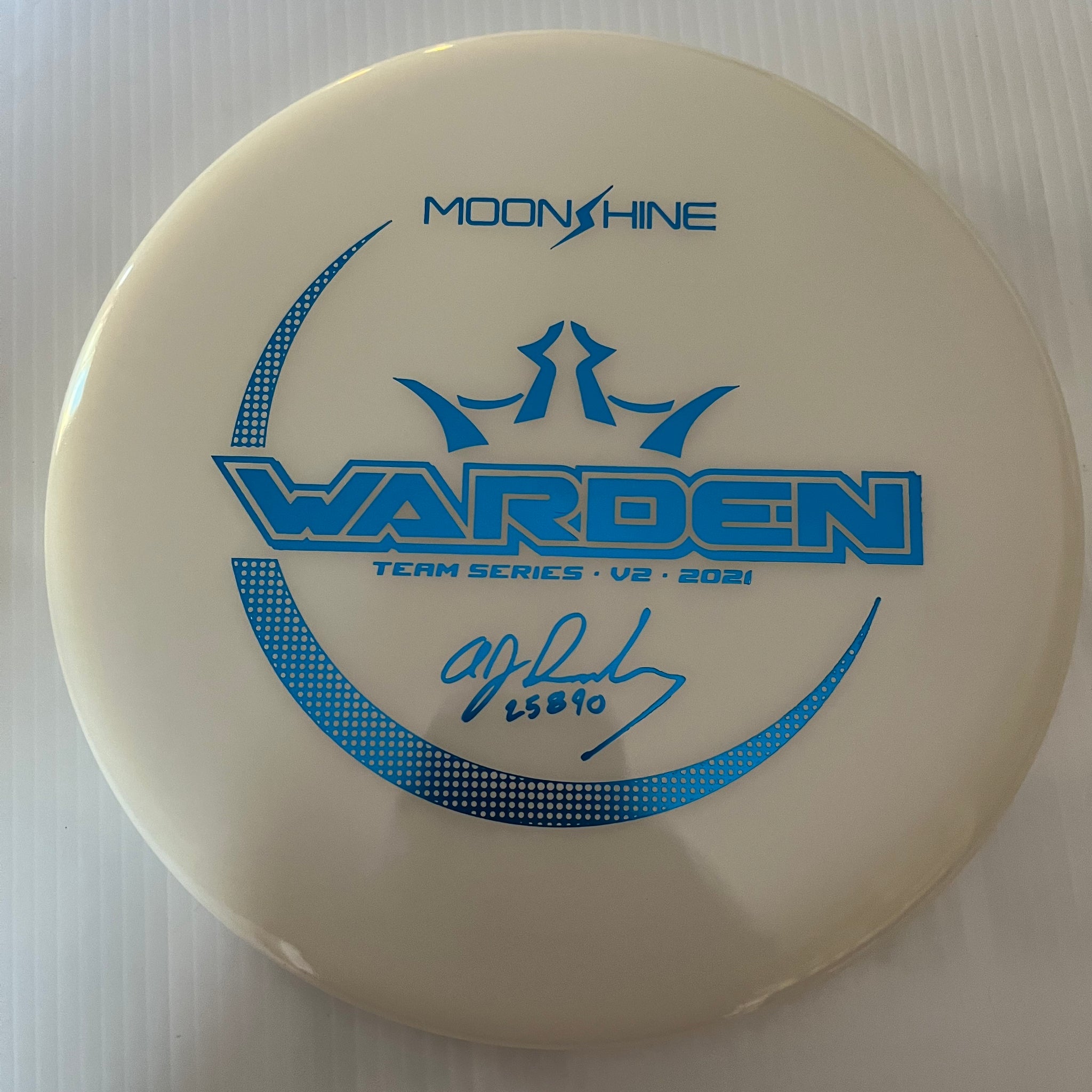 Dynamic Discs 2021 AJ Risley V2 Team Series Hybrid Glow Moonshine Warden 2/4/0/0.5