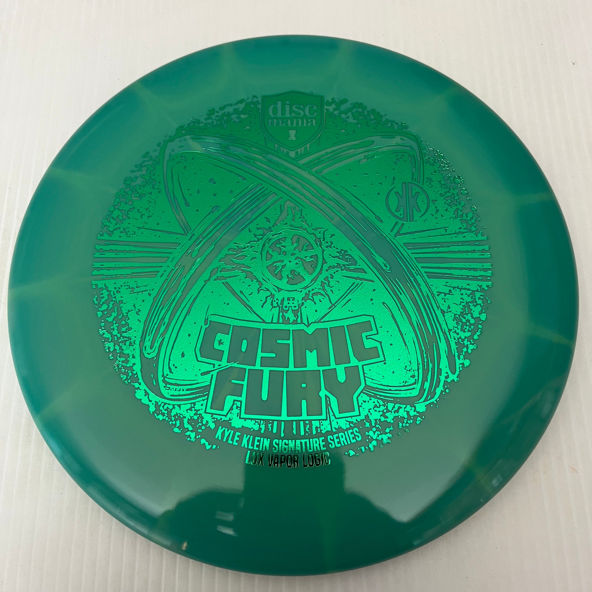 Discmania 2023 Kyle Klein Signature Series Cosmic Fury Lux Vapor Logic 3/3/0/1