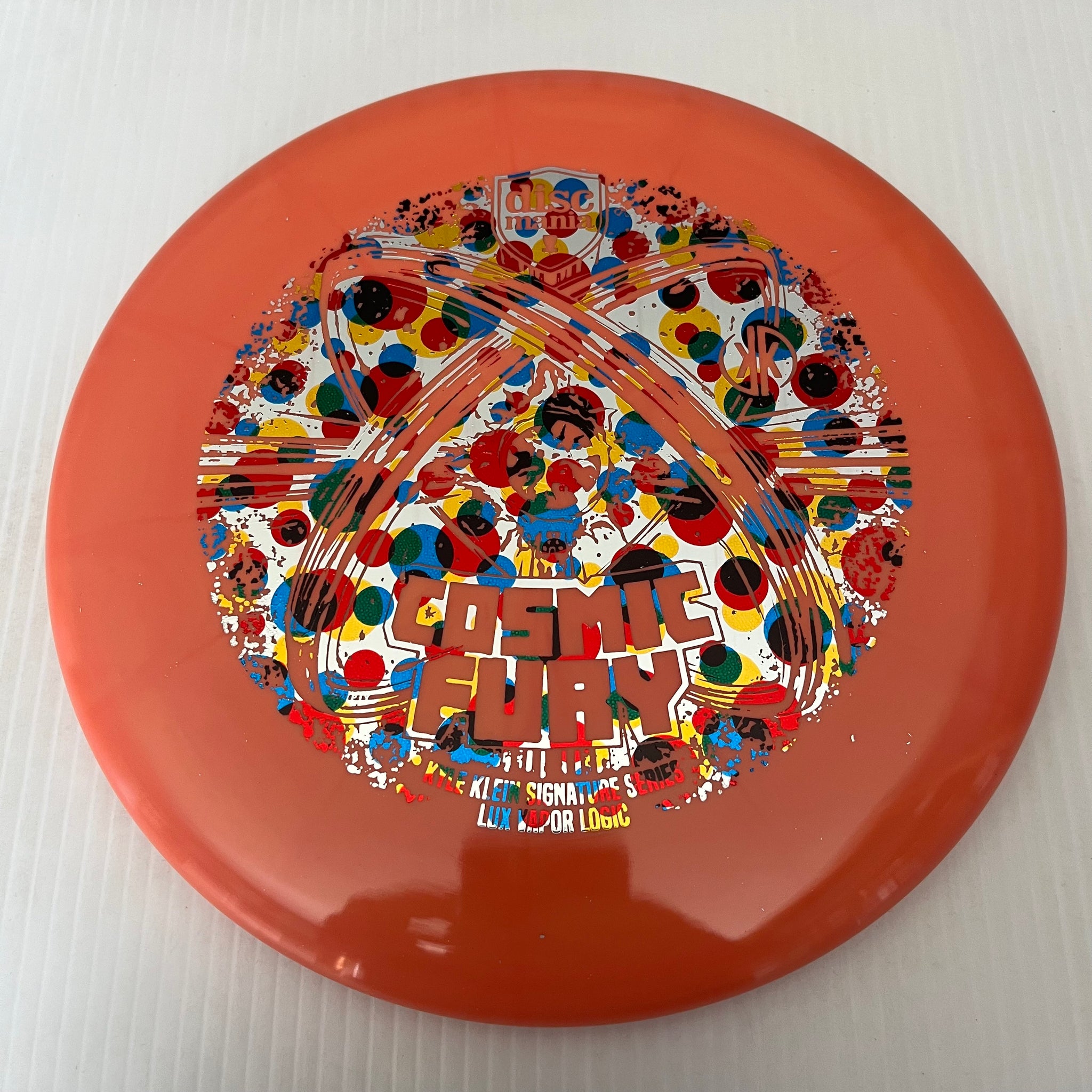 Discmania 2023 Kyle Klein Signature Series Cosmic Fury Lux Vapor Logic 3/3/0/1
