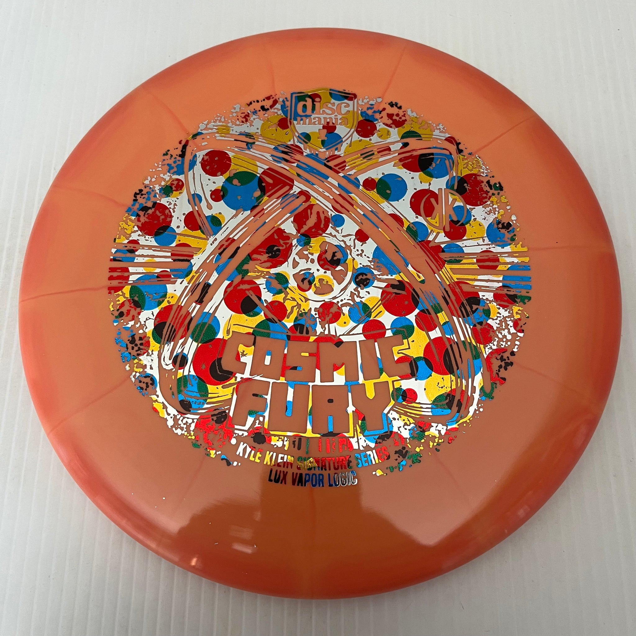 Discmania 2023 Kyle Klein Signature Series Cosmic Fury Lux Vapor Logic 3/3/0/1