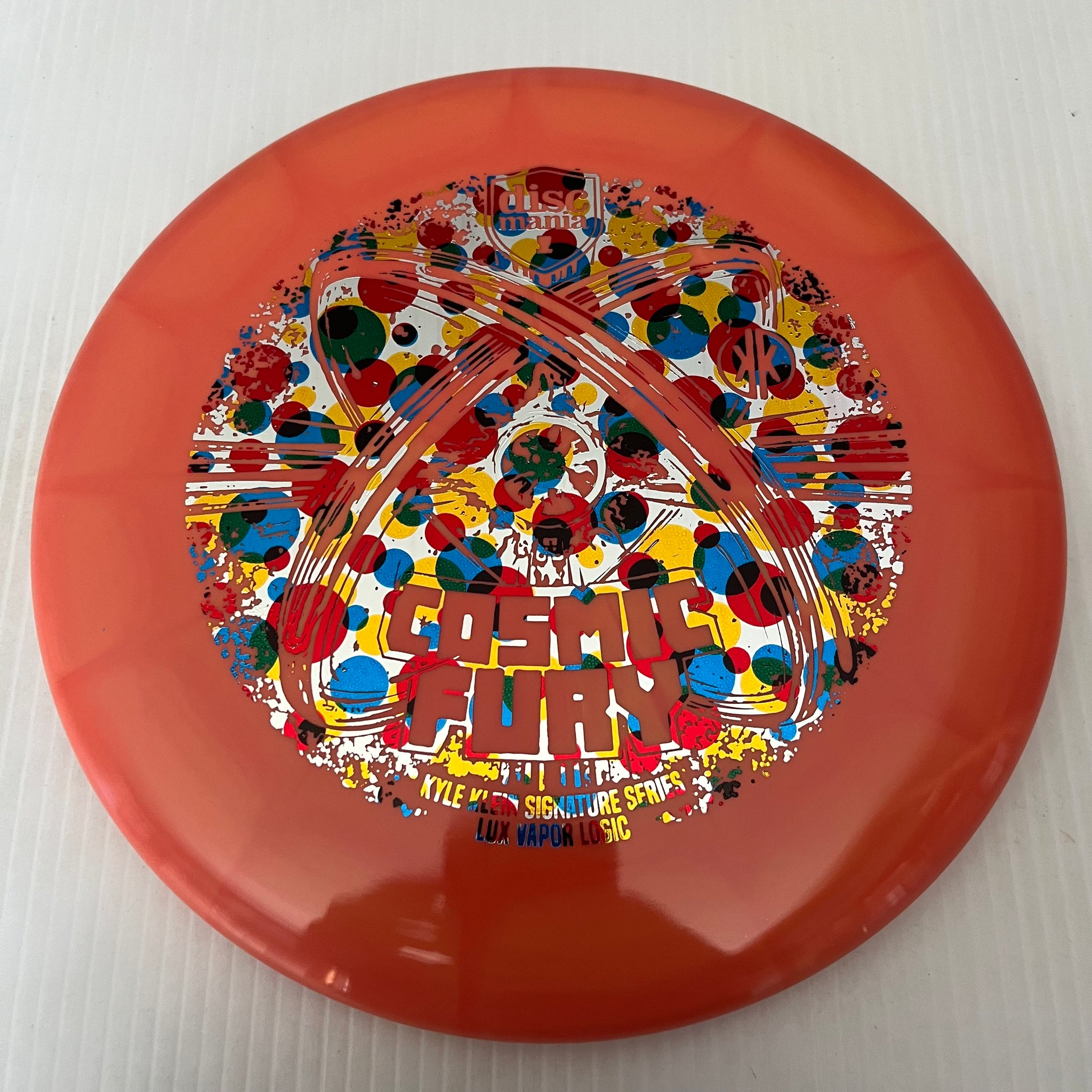 Discmania 2023 Kyle Klein Signature Series Cosmic Fury Lux Vapor Logic 3/3/0/1