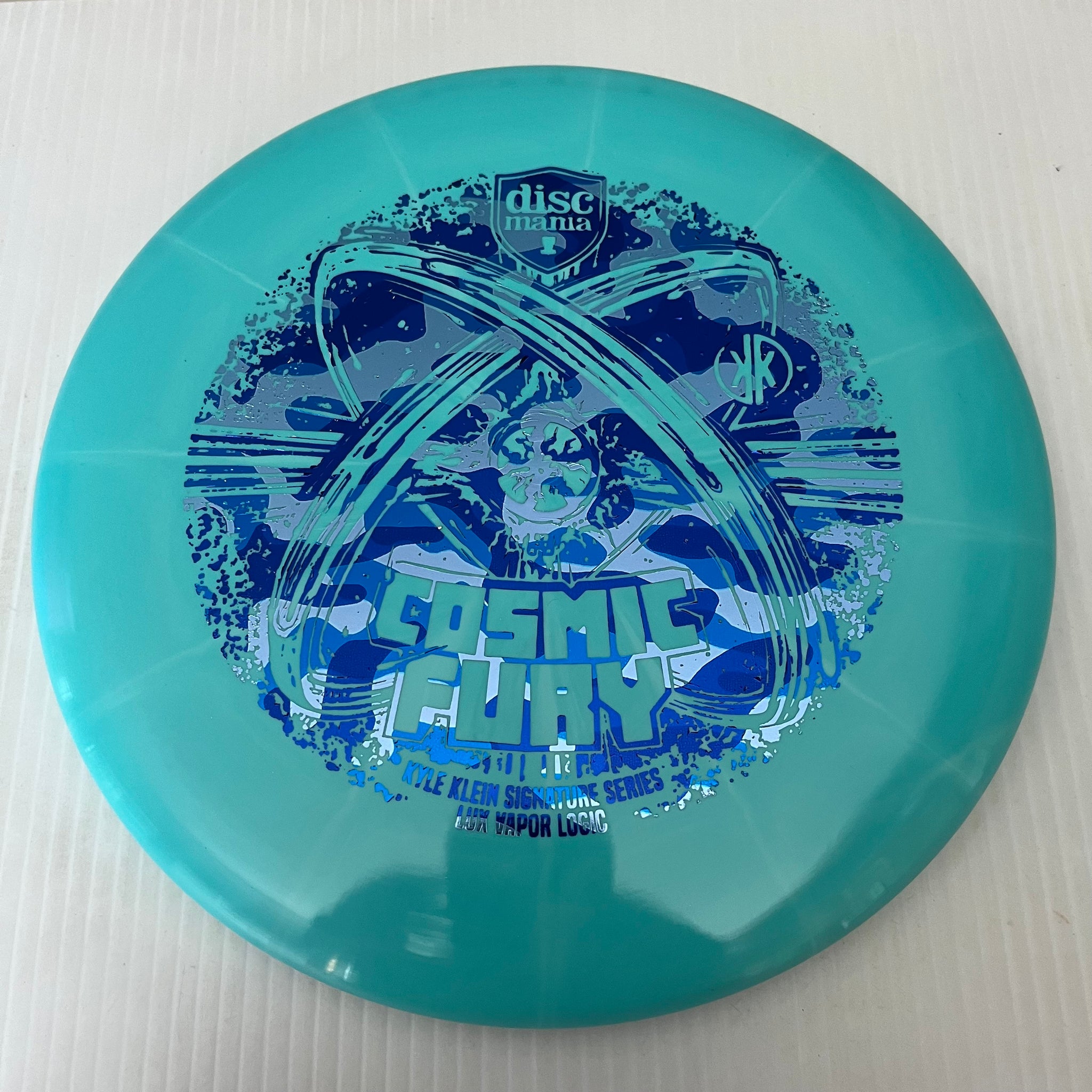 Discmania 2023 Kyle Klein Signature Series Cosmic Fury Lux Vapor Logic 3/3/0/1