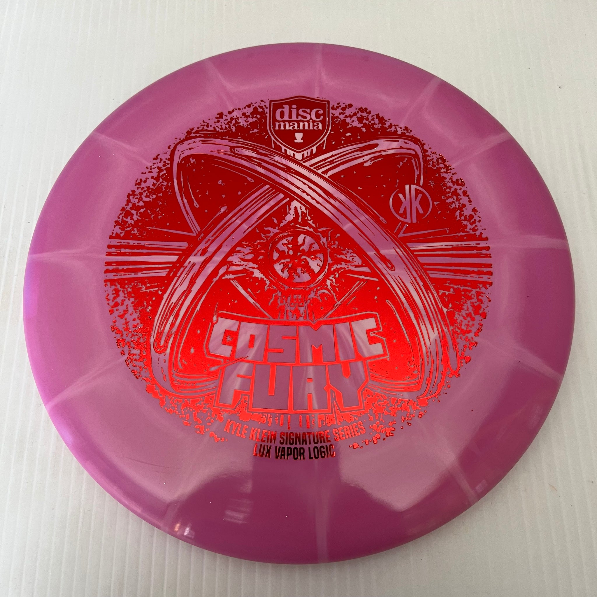 Discmania 2023 Kyle Klein Signature Series Cosmic Fury Lux Vapor Logic 3/3/0/1
