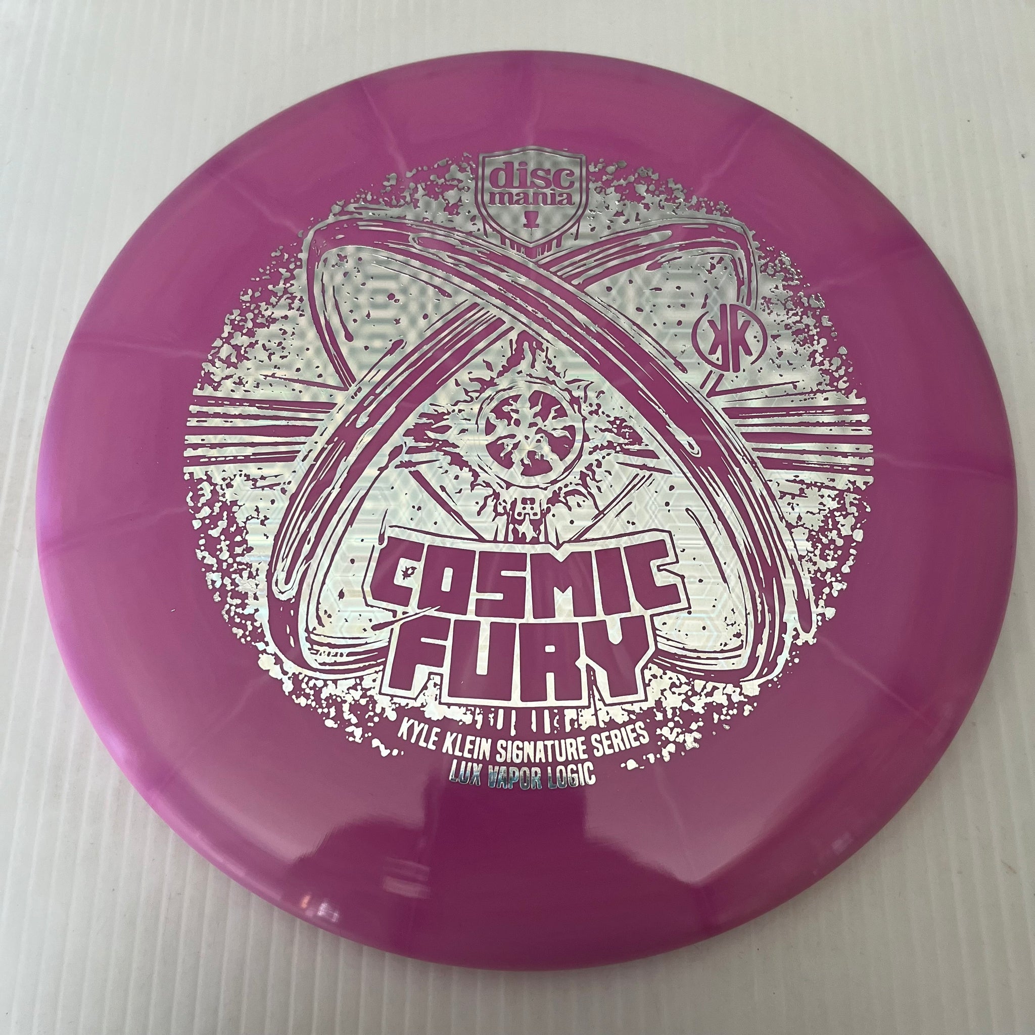 Discmania 2023 Kyle Klein Signature Series Cosmic Fury Lux Vapor Logic 3/3/0/1