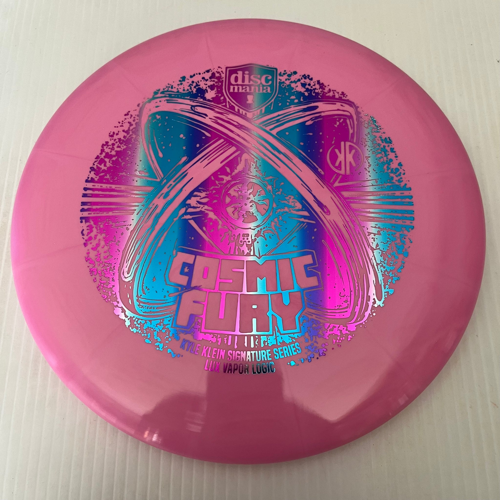 Discmania 2023 Kyle Klein Signature Series Cosmic Fury Lux Vapor Logic 3/3/0/1