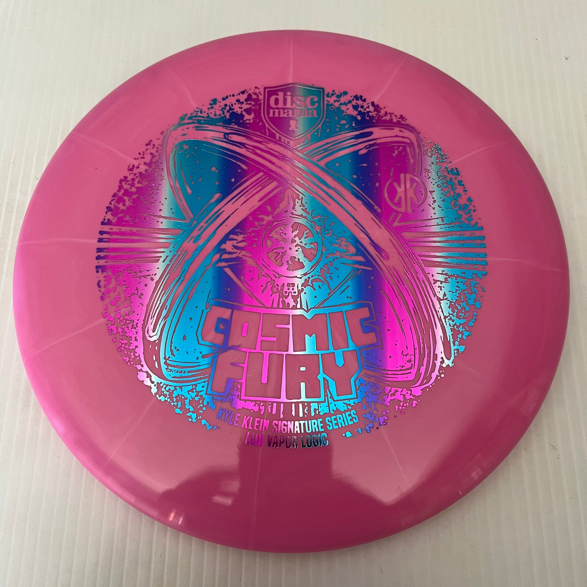 Discmania 2023 Kyle Klein Signature Series Cosmic Fury Lux Vapor Logic 3/3/0/1