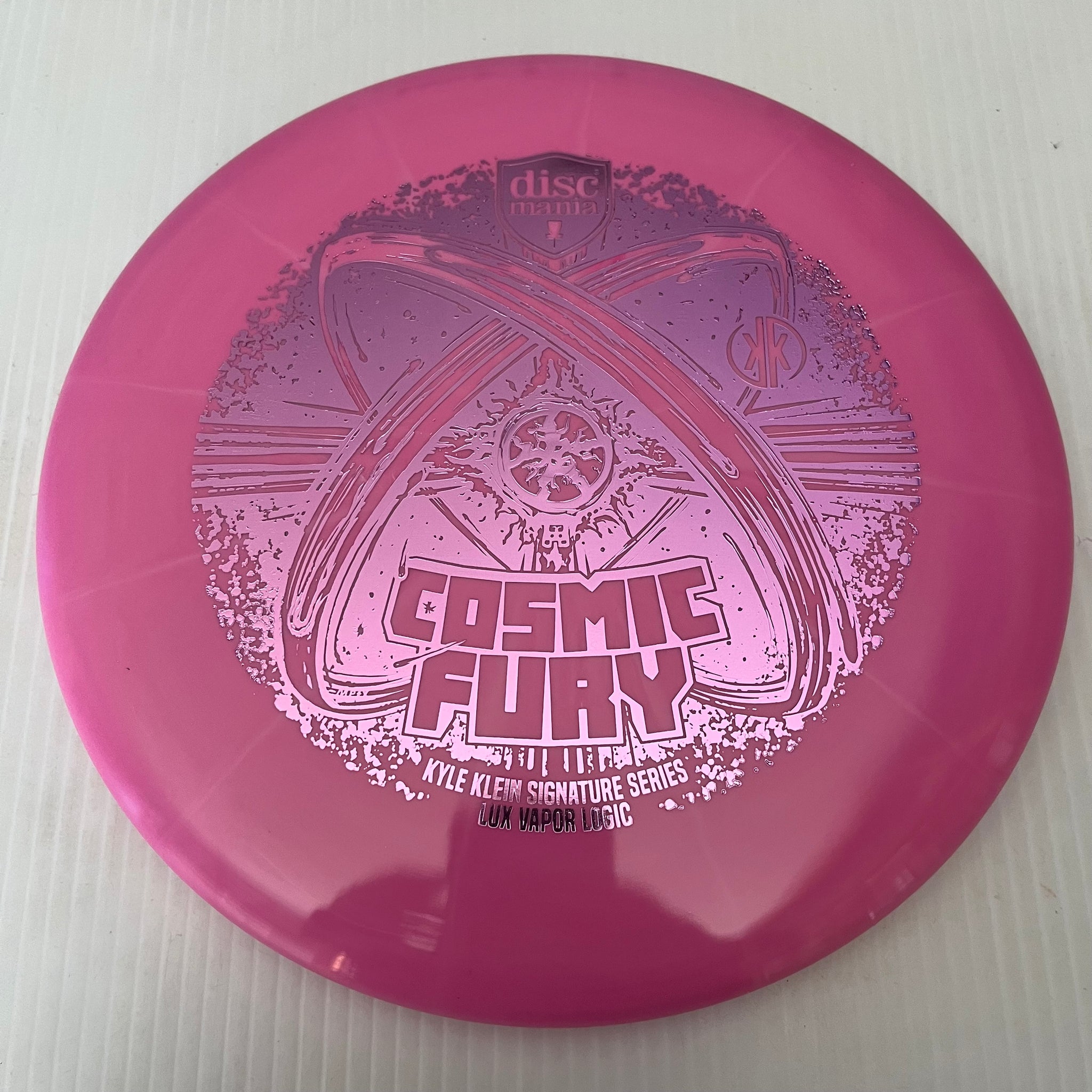 Discmania 2023 Kyle Klein Signature Series Cosmic Fury Lux Vapor Logic 3/3/0/1