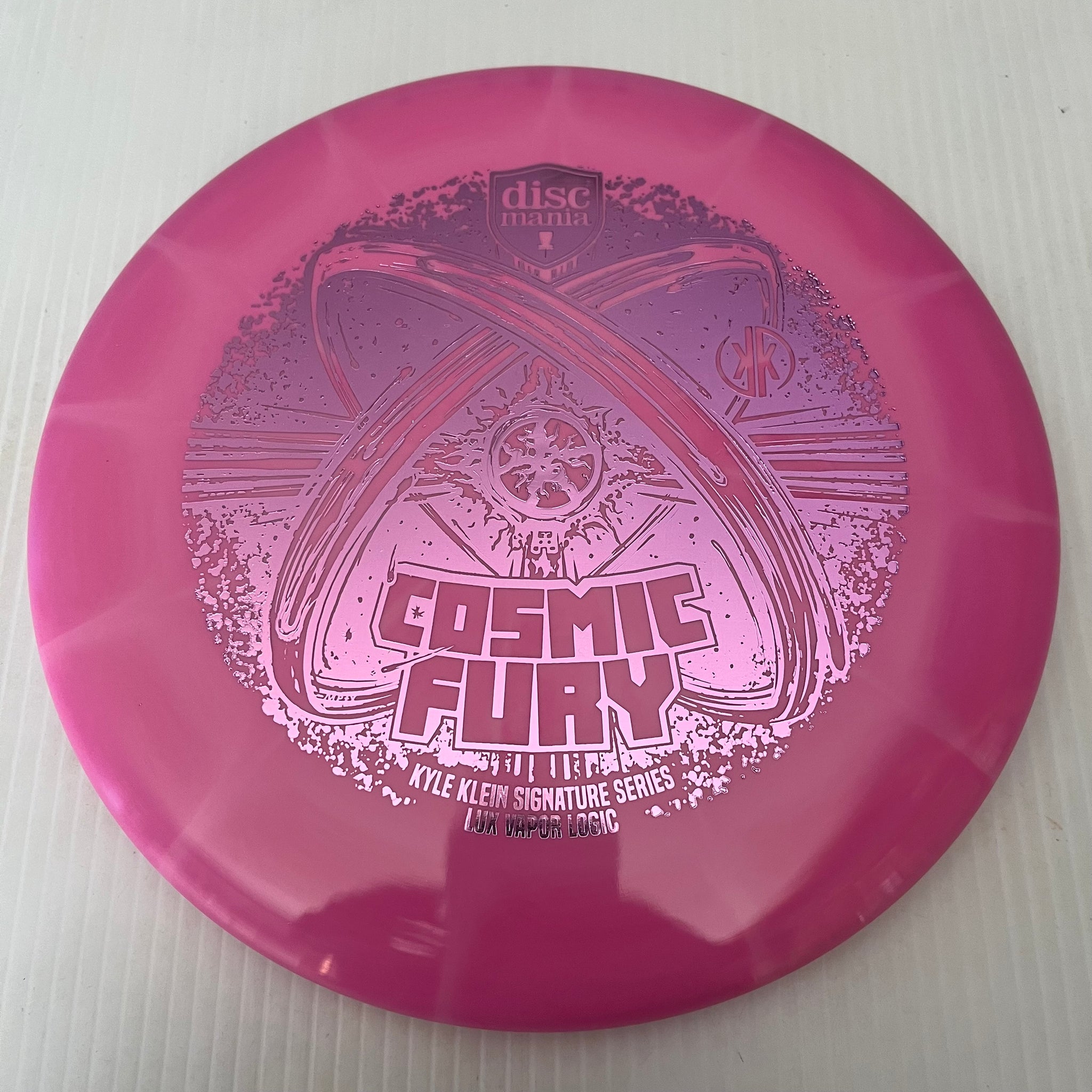 Discmania 2023 Kyle Klein Signature Series Cosmic Fury Lux Vapor Logic 3/3/0/1