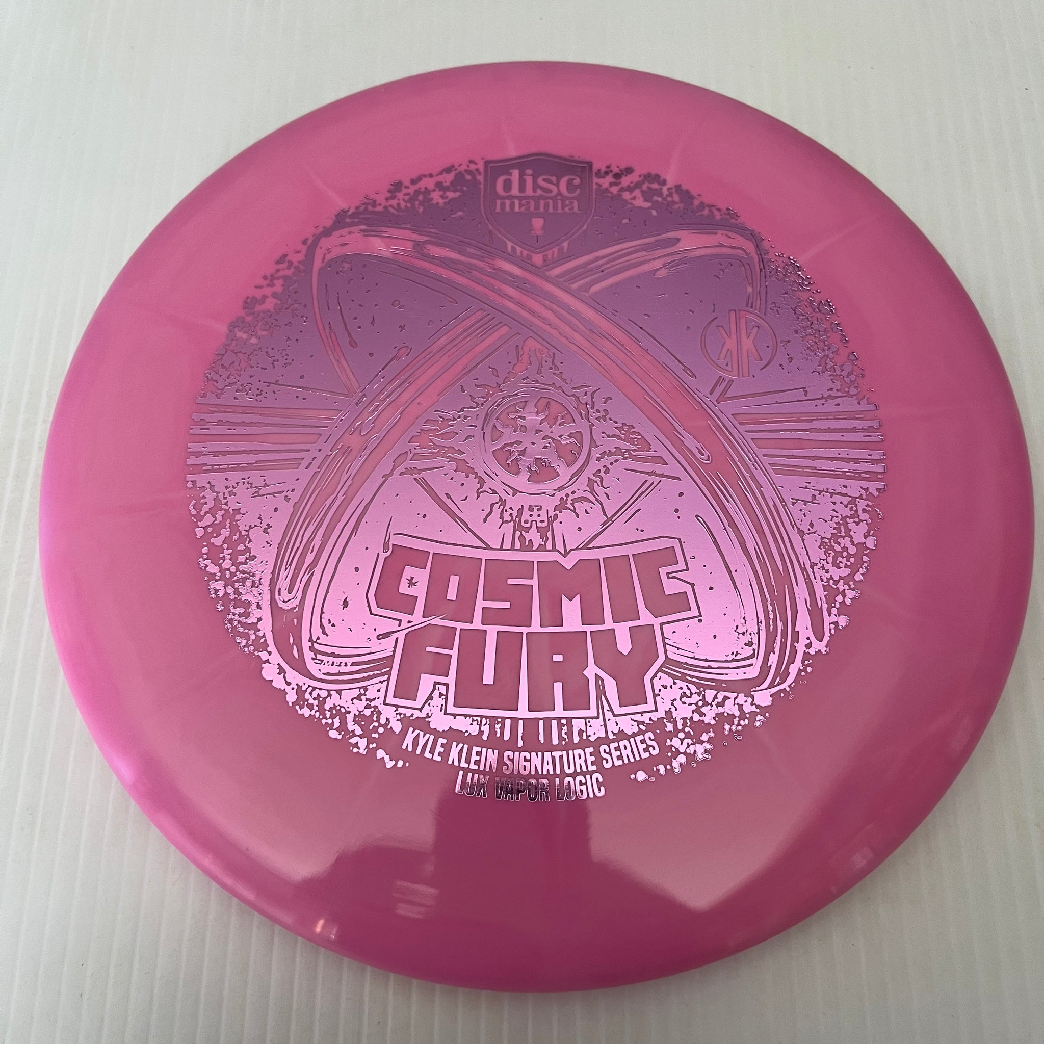 Discmania 2023 Kyle Klein Signature Series Cosmic Fury Lux Vapor Logic 3/3/0/1