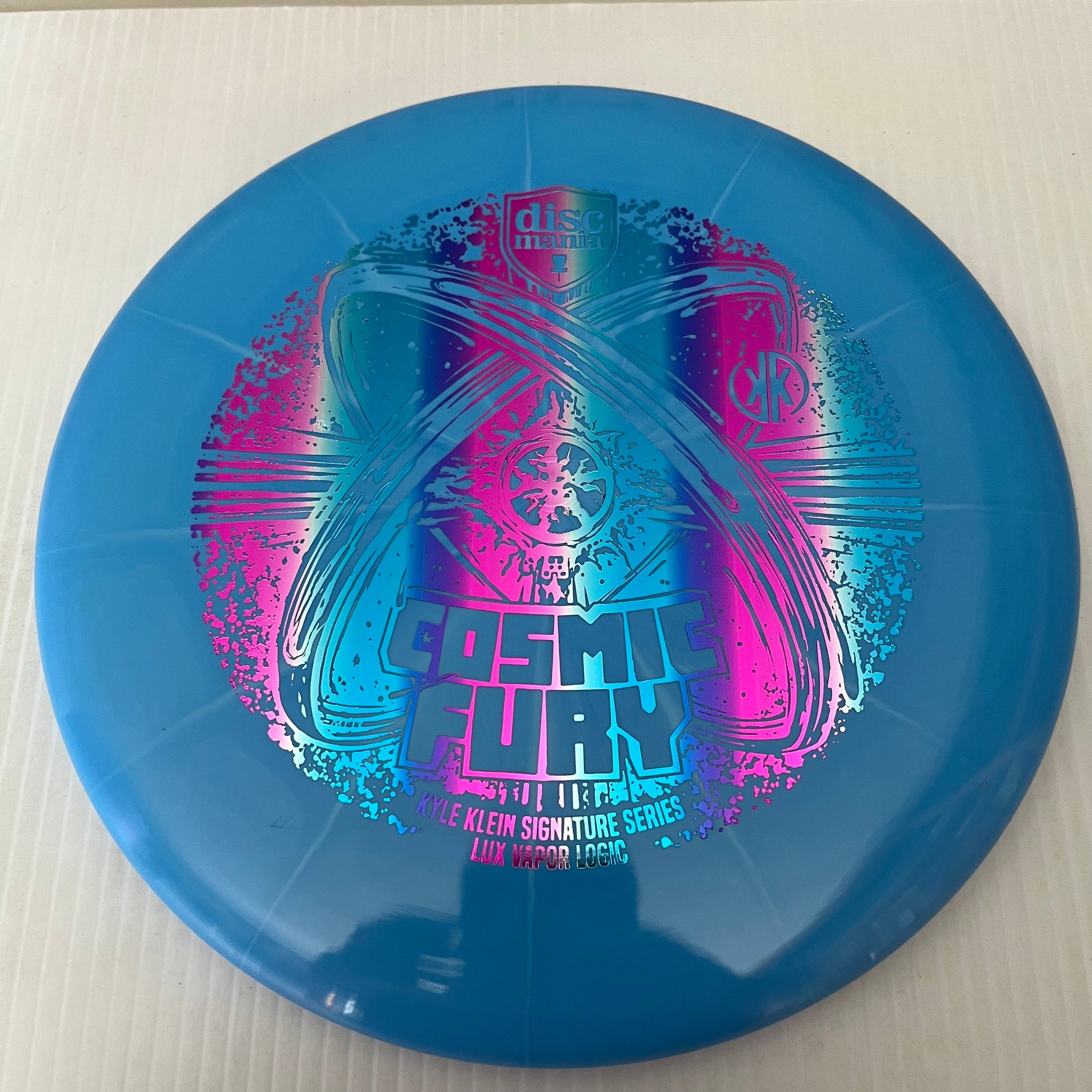 Discmania 2023 Kyle Klein Signature Series Cosmic Fury Lux Vapor Logic 3/3/0/1