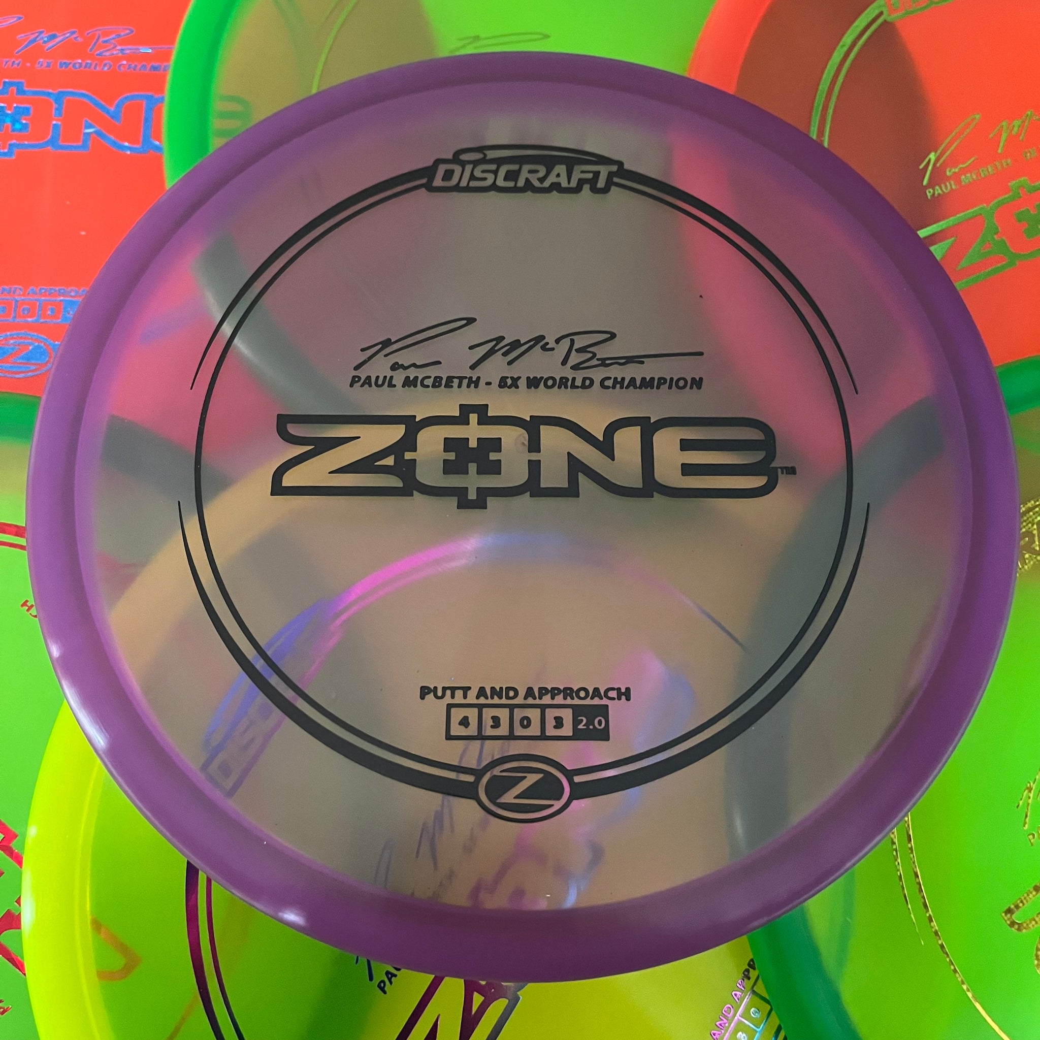 Discraft Paul McBeth 5x Z Zone 4/3/0/3 (170-172g)