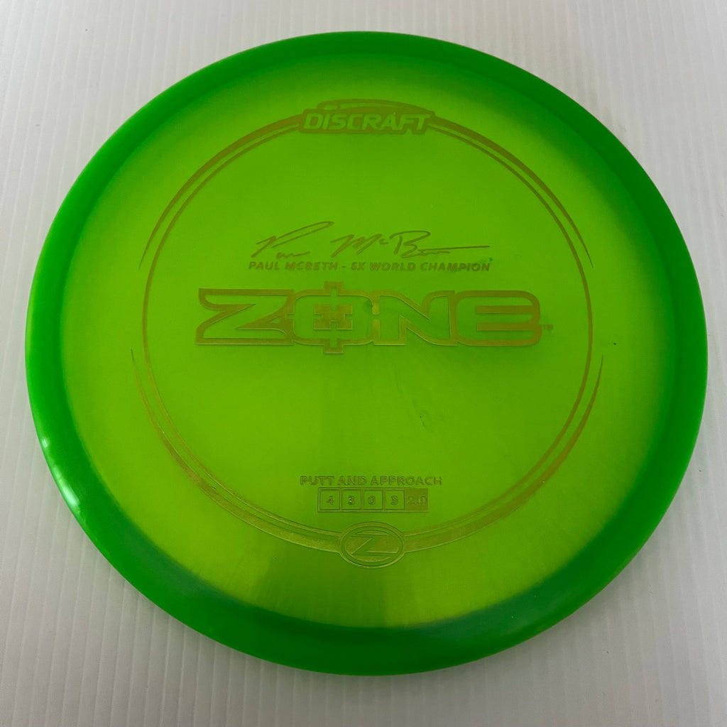 Discraft Paul McBeth 5x Z Zone 4/3/0/3 (170-172g)
