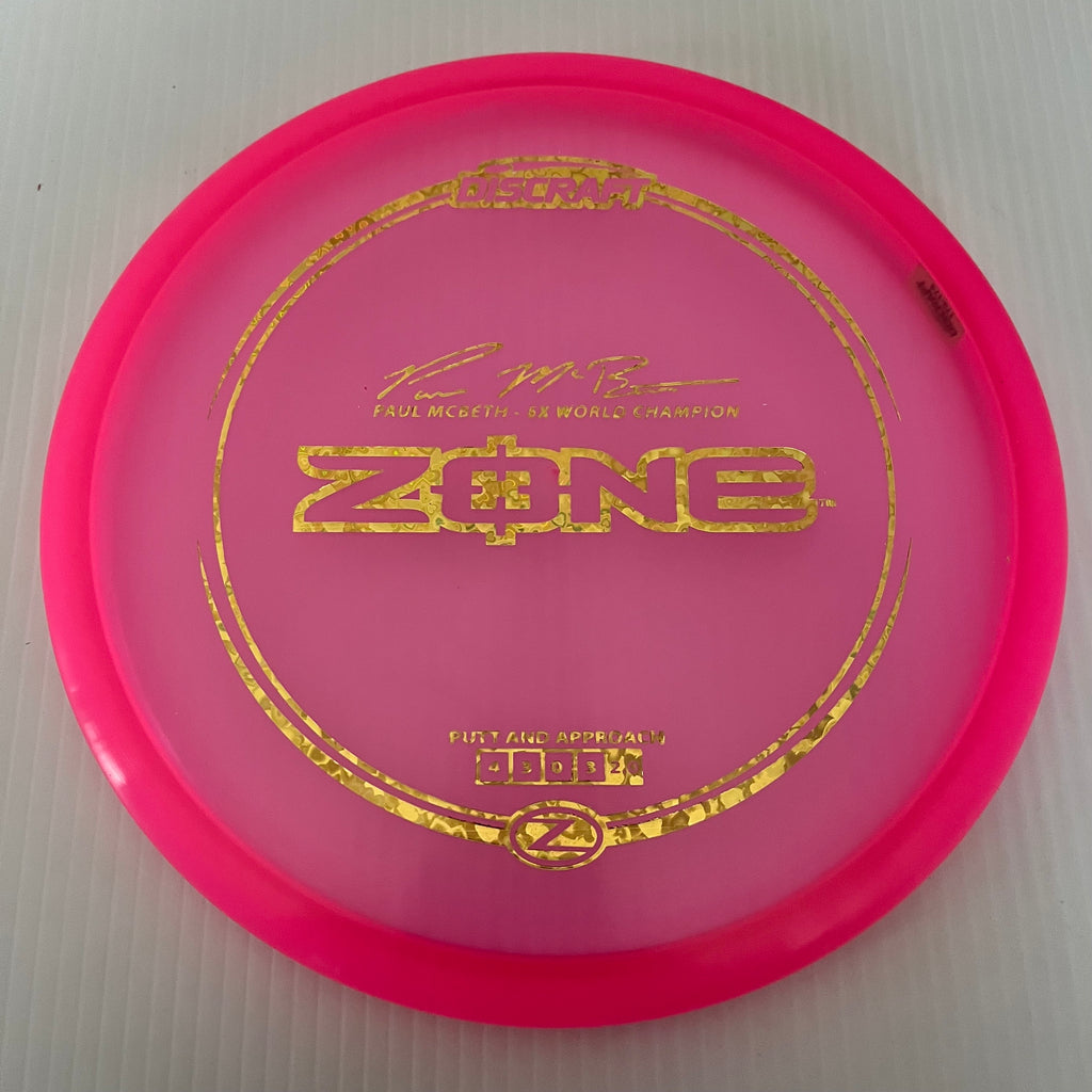 Discraft Paul McBeth 5x Z Zone 4/3/0/3 (173-174g)