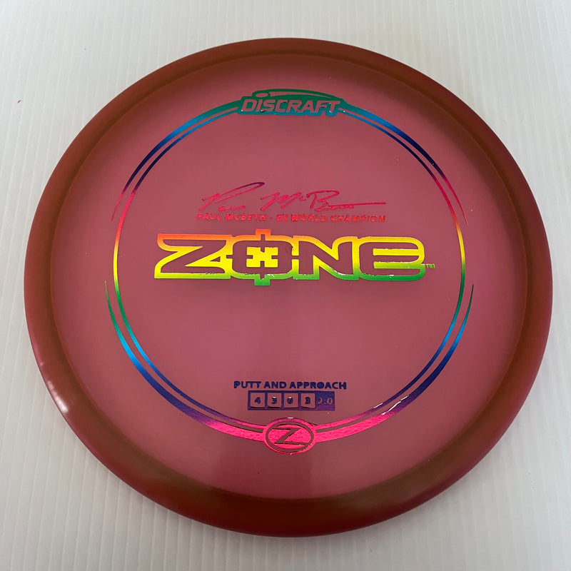Discraft Paul McBeth 5x Z Zone 4/3/0/3 (173-174g)