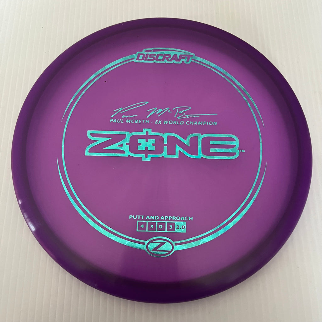 Discraft Paul McBeth 5x Z Zone 4/3/0/3 (173-174g)