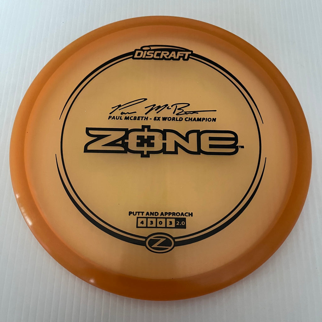 Discraft Paul McBeth 5x Z Zone 4/3/0/3 (173-174g)