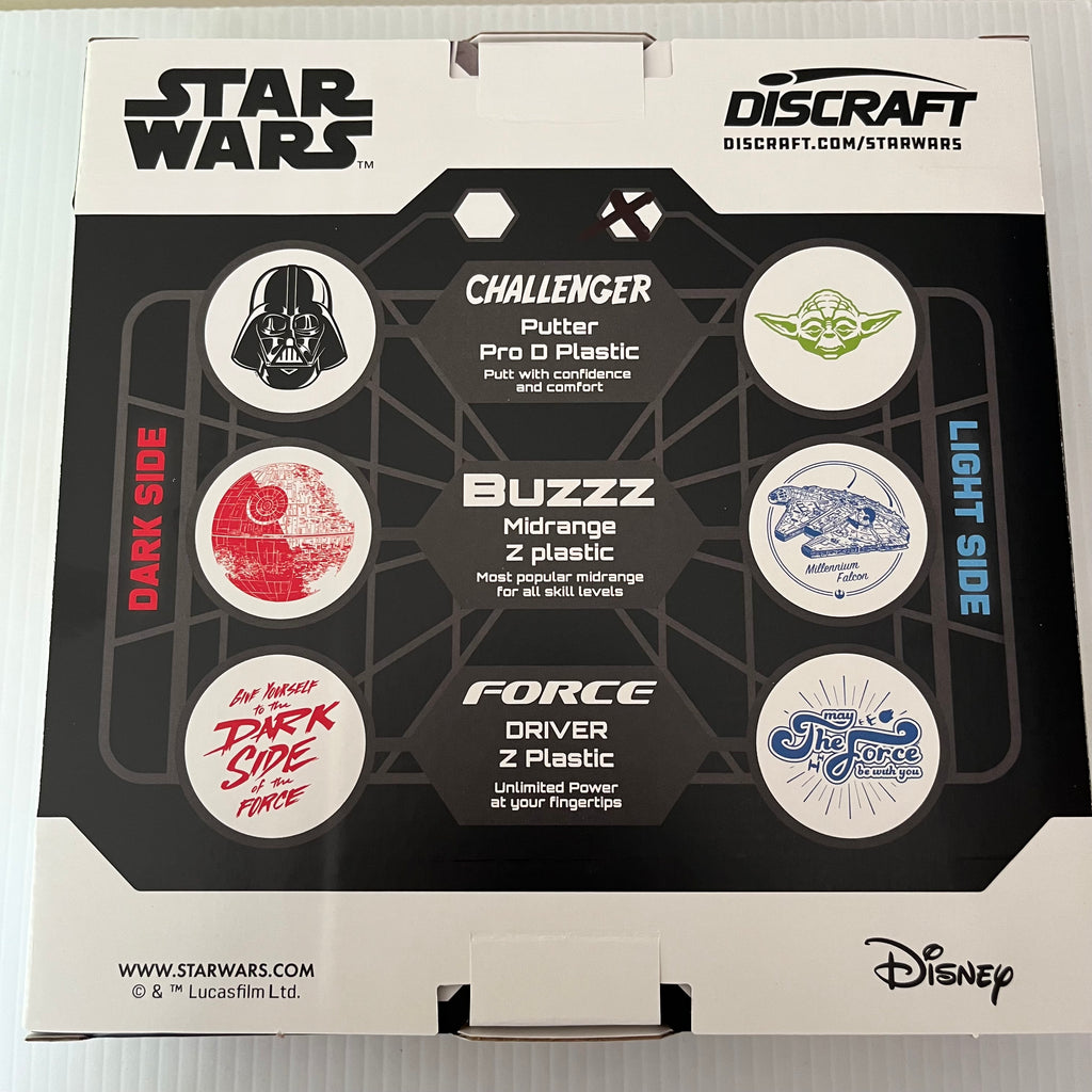 Discraft Star Wars "The Light Side" 3 Pack Disc Golf Set