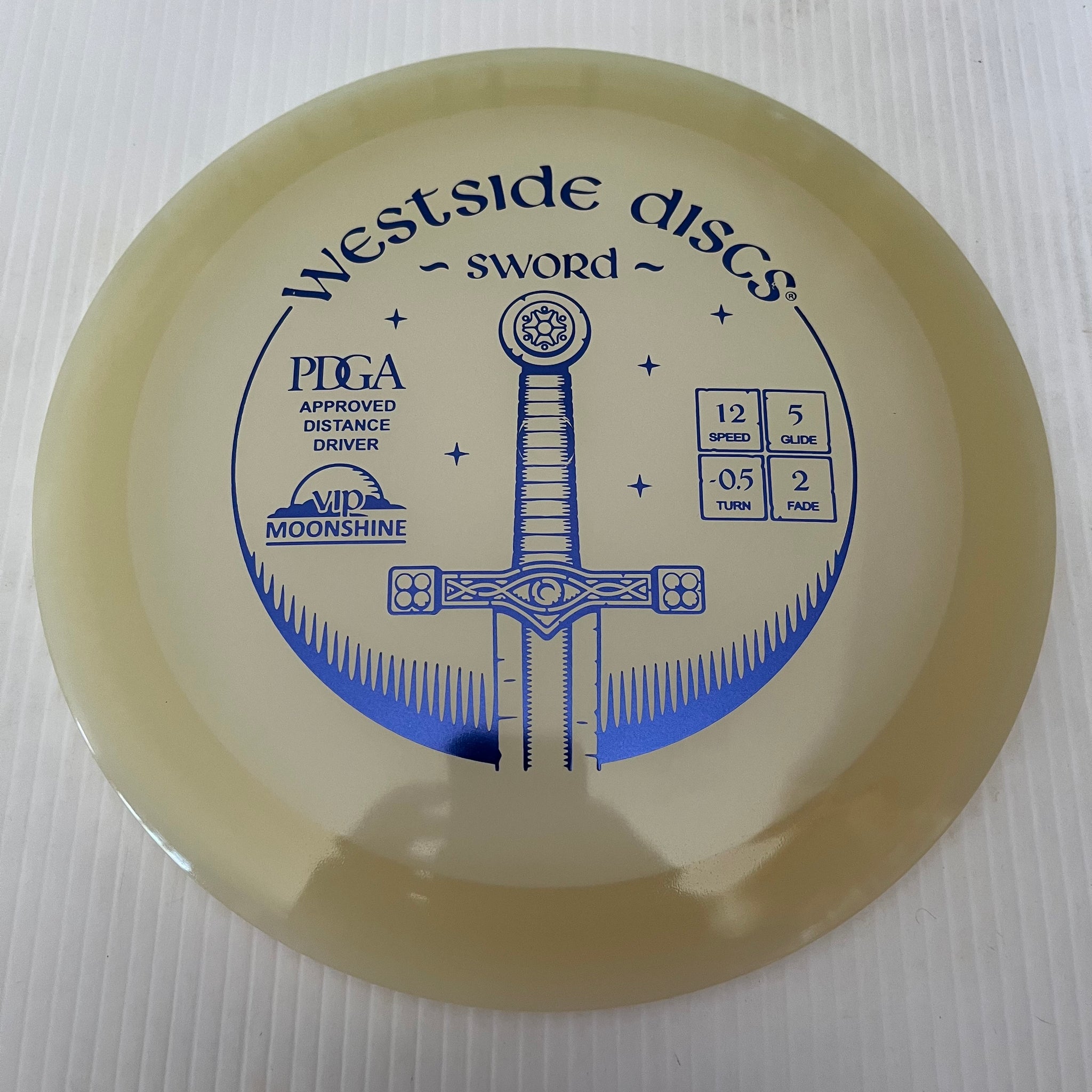 Westside Discs VIP Moonshine Glow Sword 12/5/-0.5/2