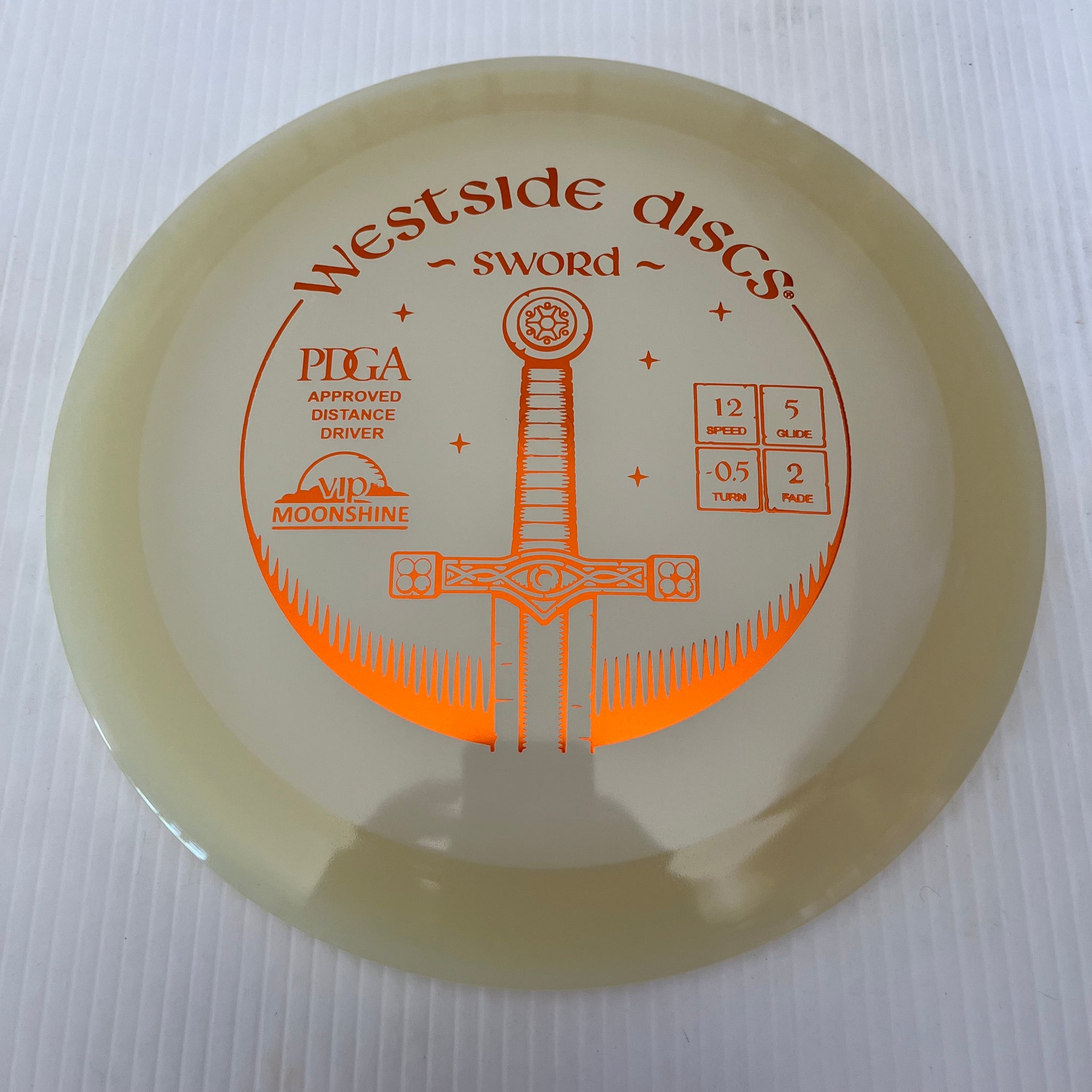 Westside Discs VIP Moonshine Glow Sword 12/5/-0.5/2