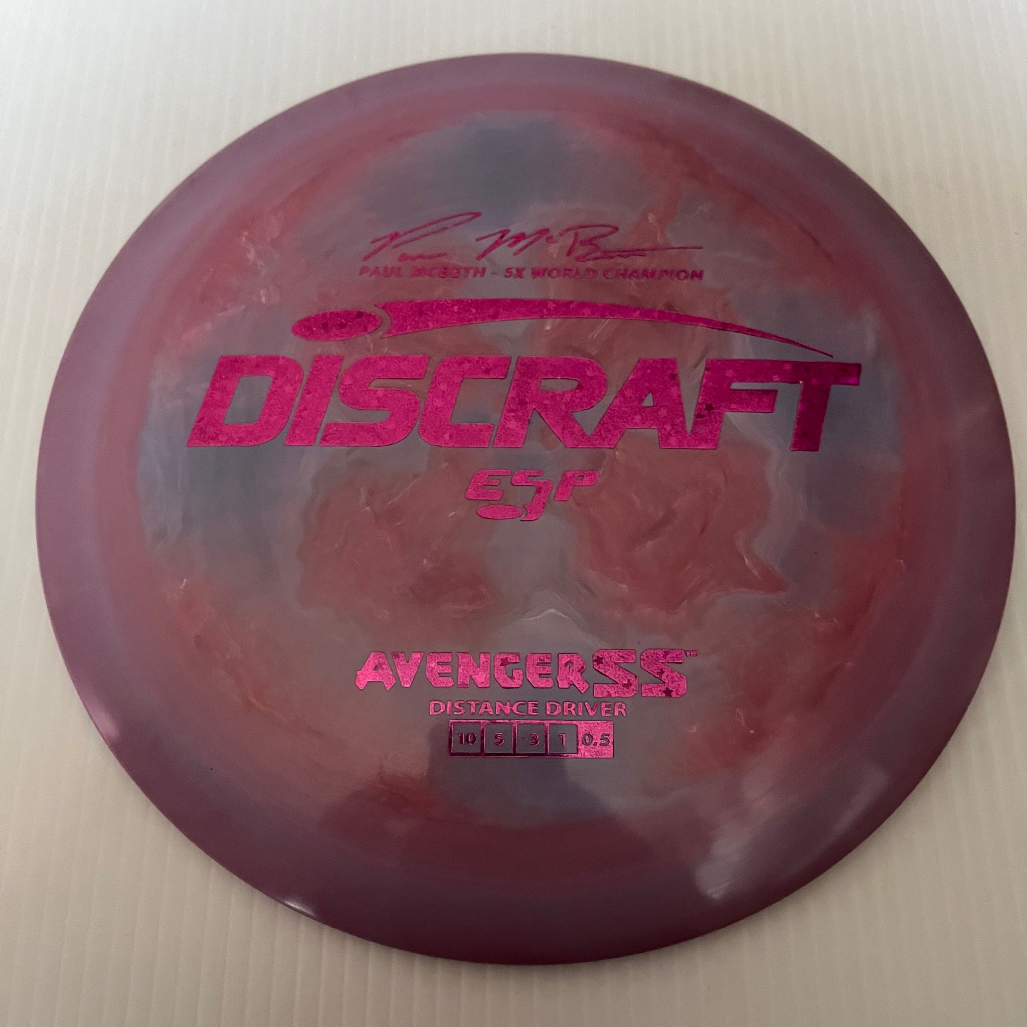 Discraft 5x Paul McBeth ESP Avenger SS 10/5/-3/1 (170-172g)