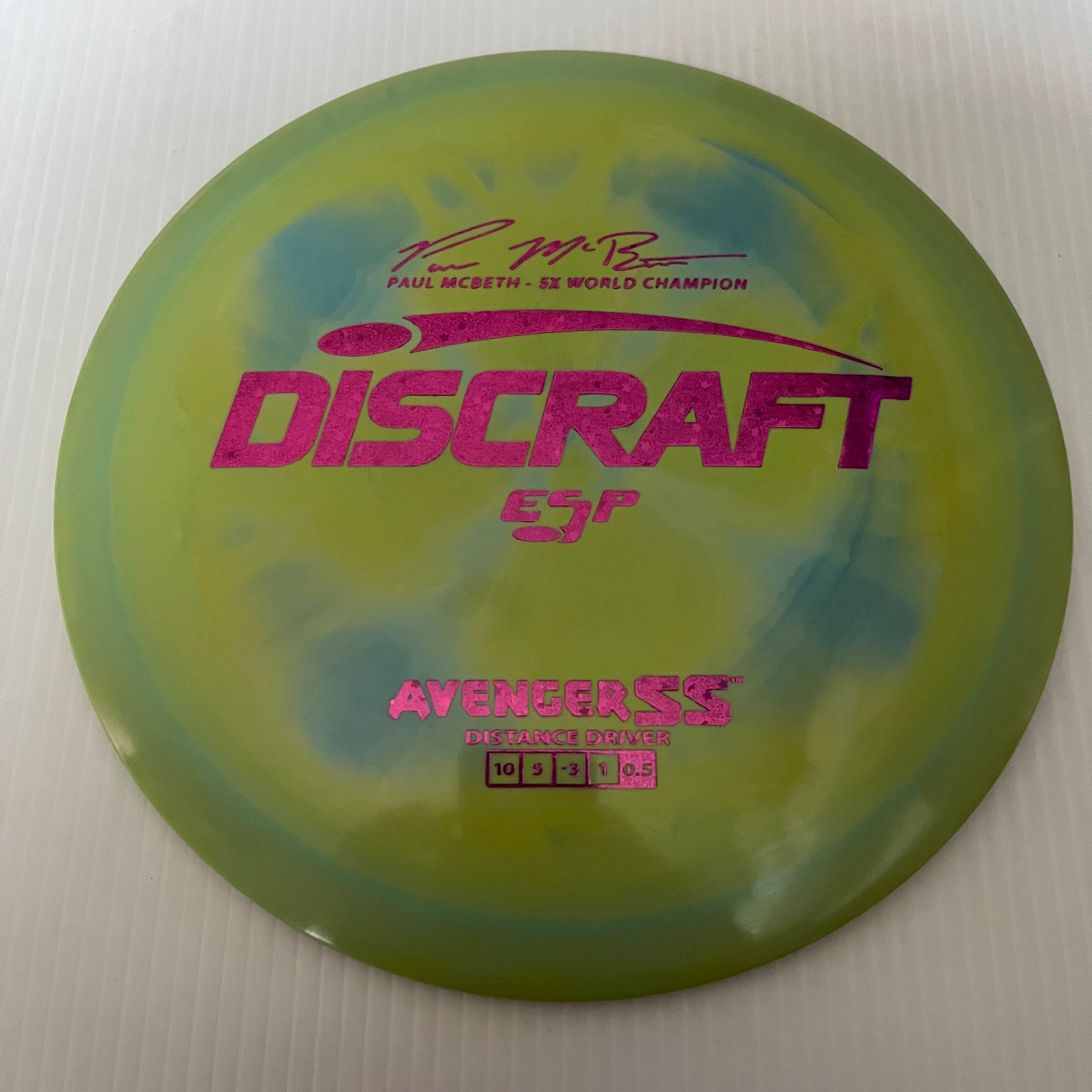 Discraft 5x Paul McBeth ESP Avenger SS 10/5/-3/1 (170-172g)